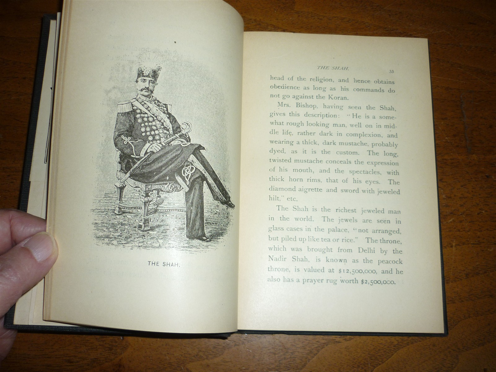 Yonan Y Auraham. The Persia of To-day. 1896. Iran. Fold-out map. VG copy.