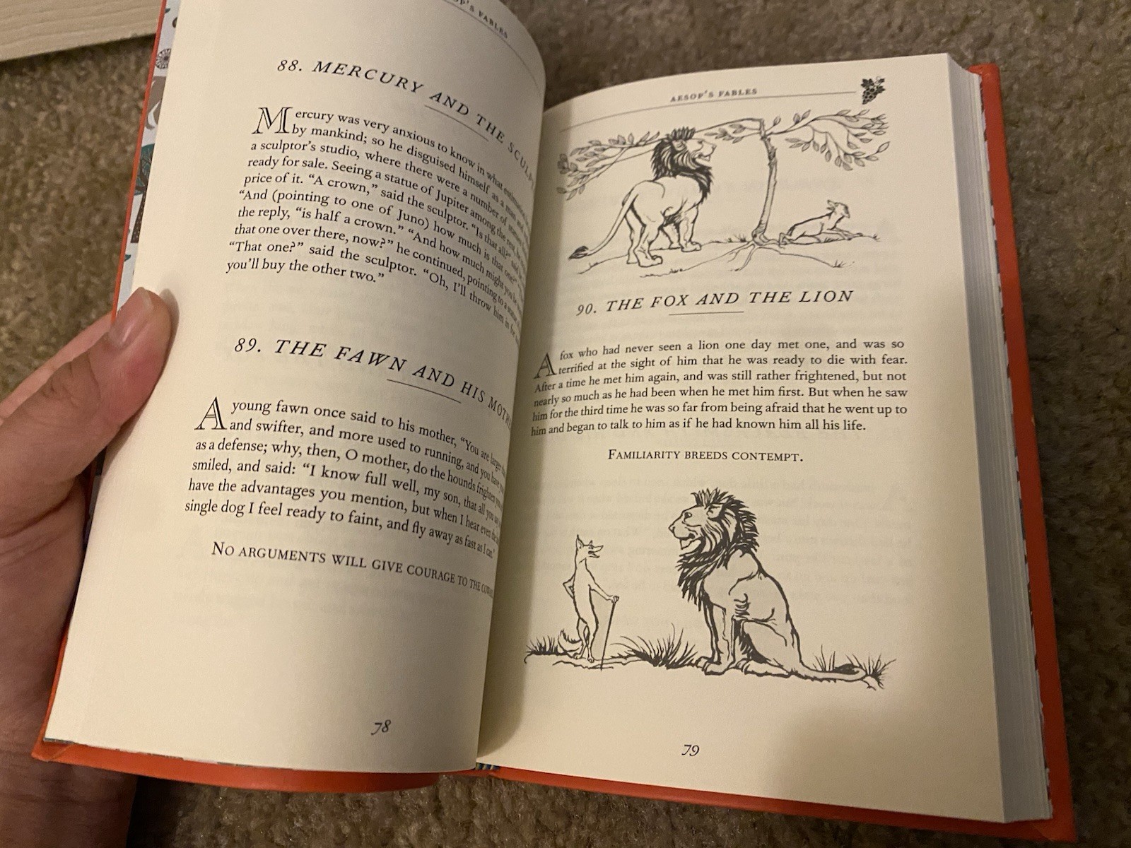 Aesop’s Fables Book World Cloud Classics Publishing Hardcover Fable Tale Book