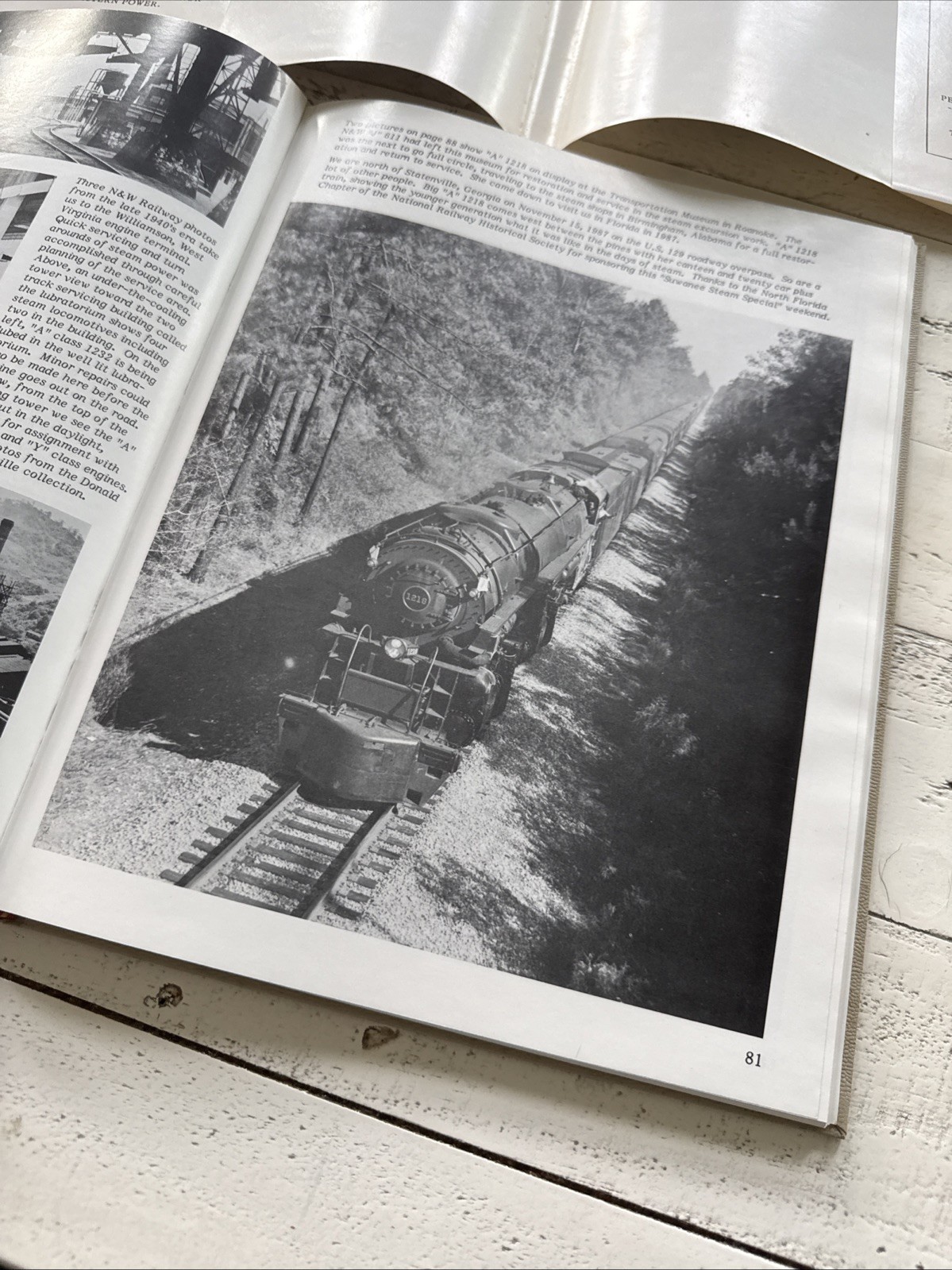 Memories of Norfolk & Western Power Paul Carleton 1994 HC DJ 1st Printing N&W