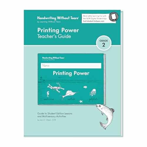 Learning Without Tears Printing Power Teacher’s – Office Product – Very Good o