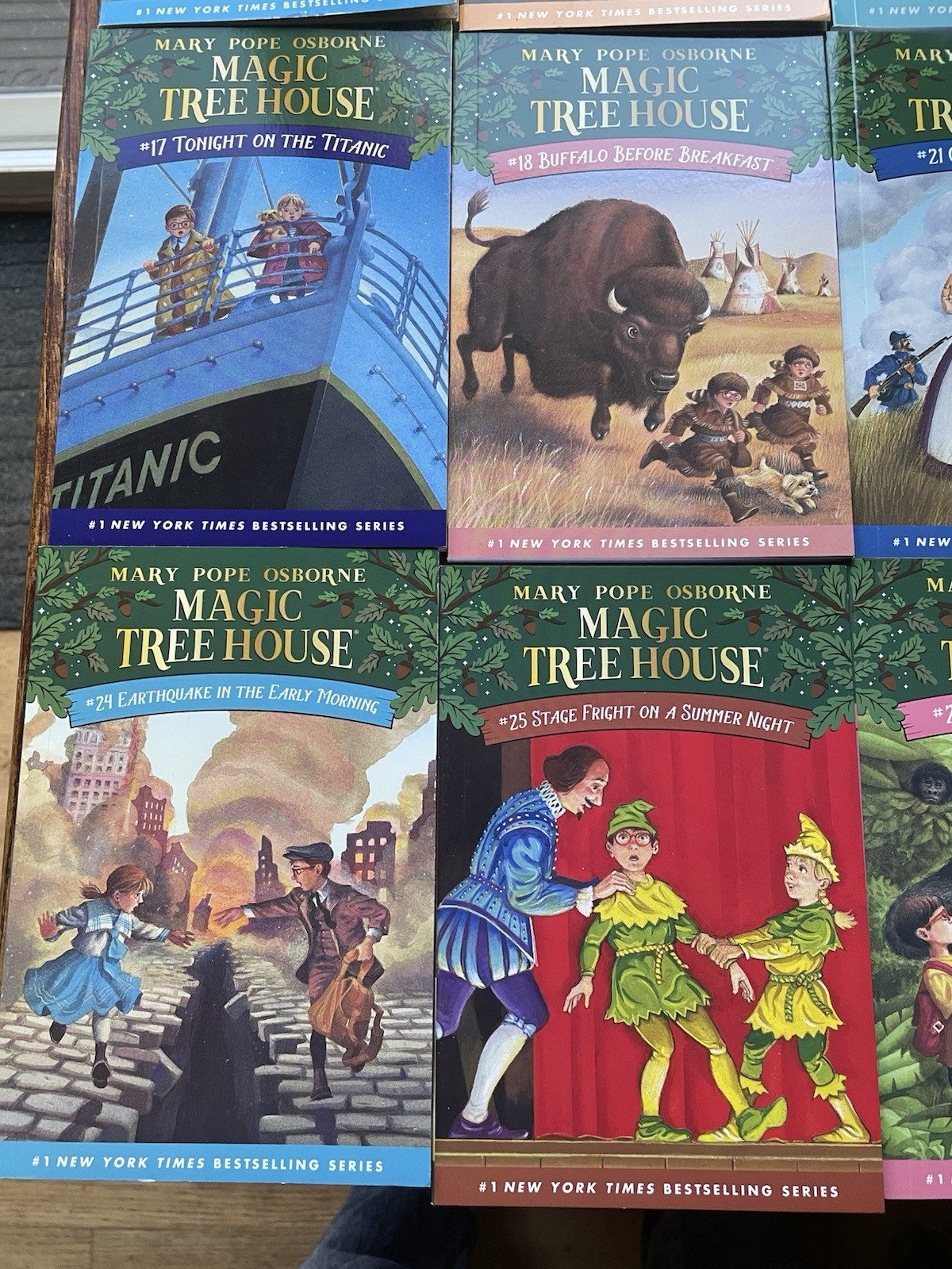 15 Magic Tree House Books by Mary Pope Osborne – Scholastic Paperback