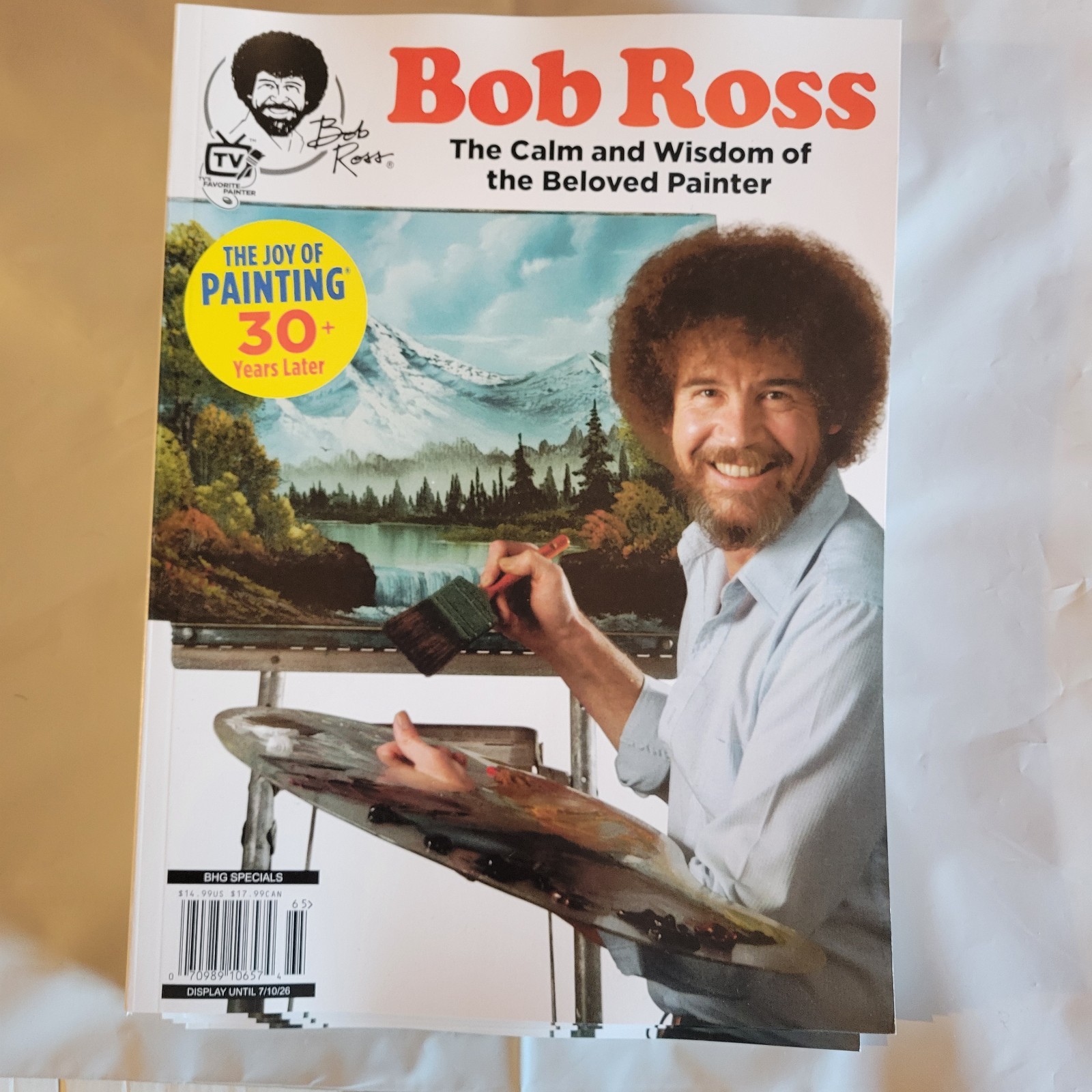 Bob Ross Magazine 2026 ~ Calm Wisdom Of Beloved The Painter ~ Joy Of Painting
