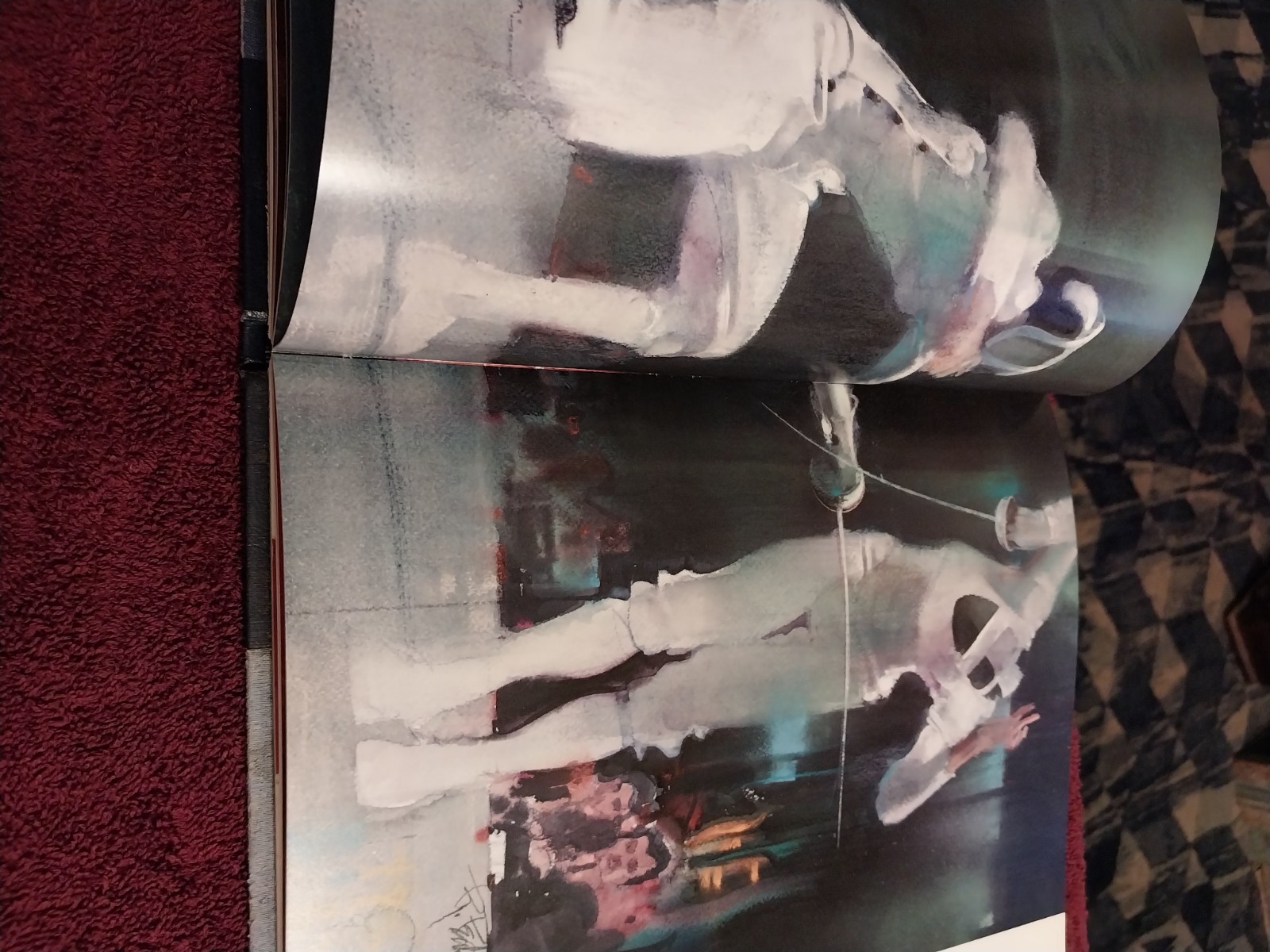 1984 Olympics Golden Moments Commemorative Stamp Album/Book. Empty. See Pics.