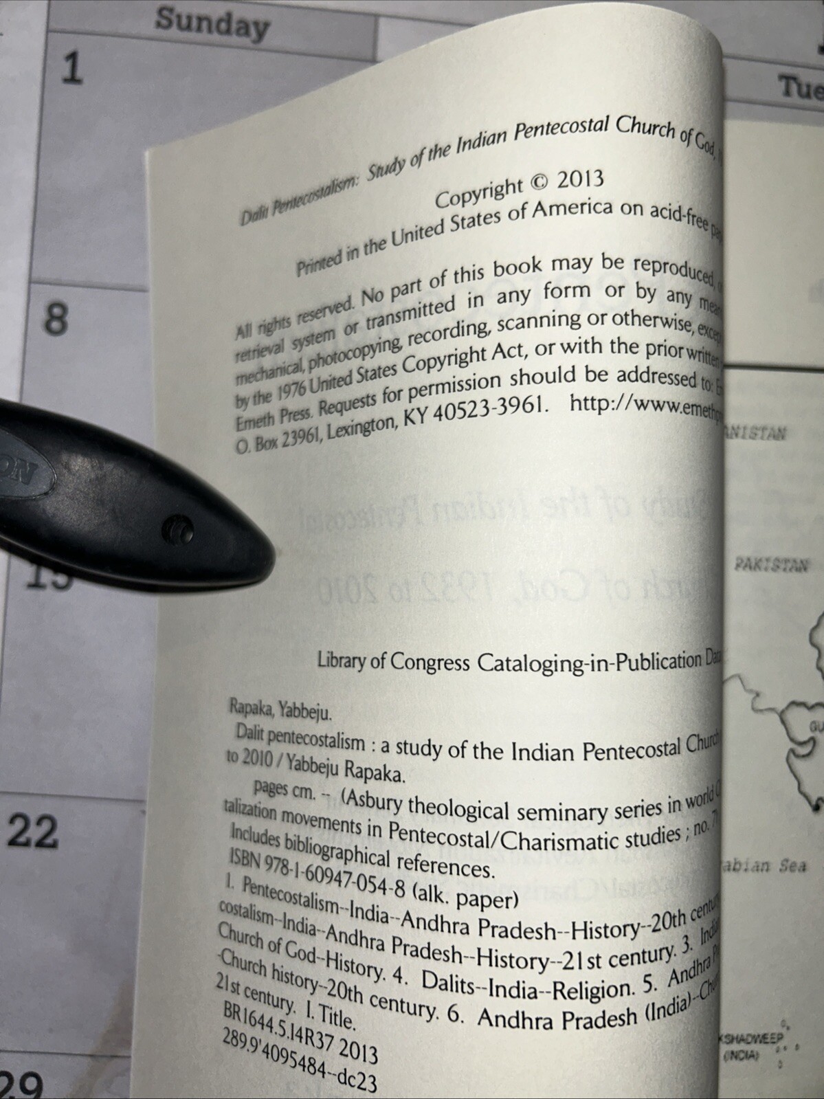 Dalit Pentecostalism – Yabbeju Rapaka – Indian Church of God – 2013 – 159 pages