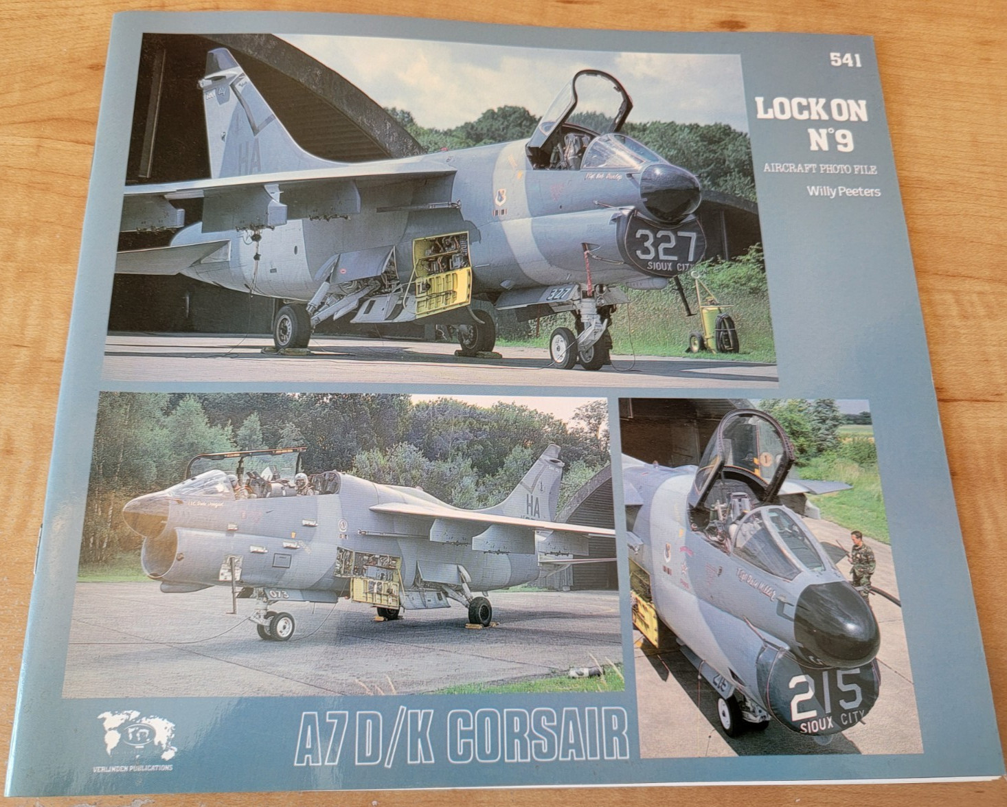 Lock On #9: A7 D/K Corsair by Willy Peeters (1990, Trade Paperback)