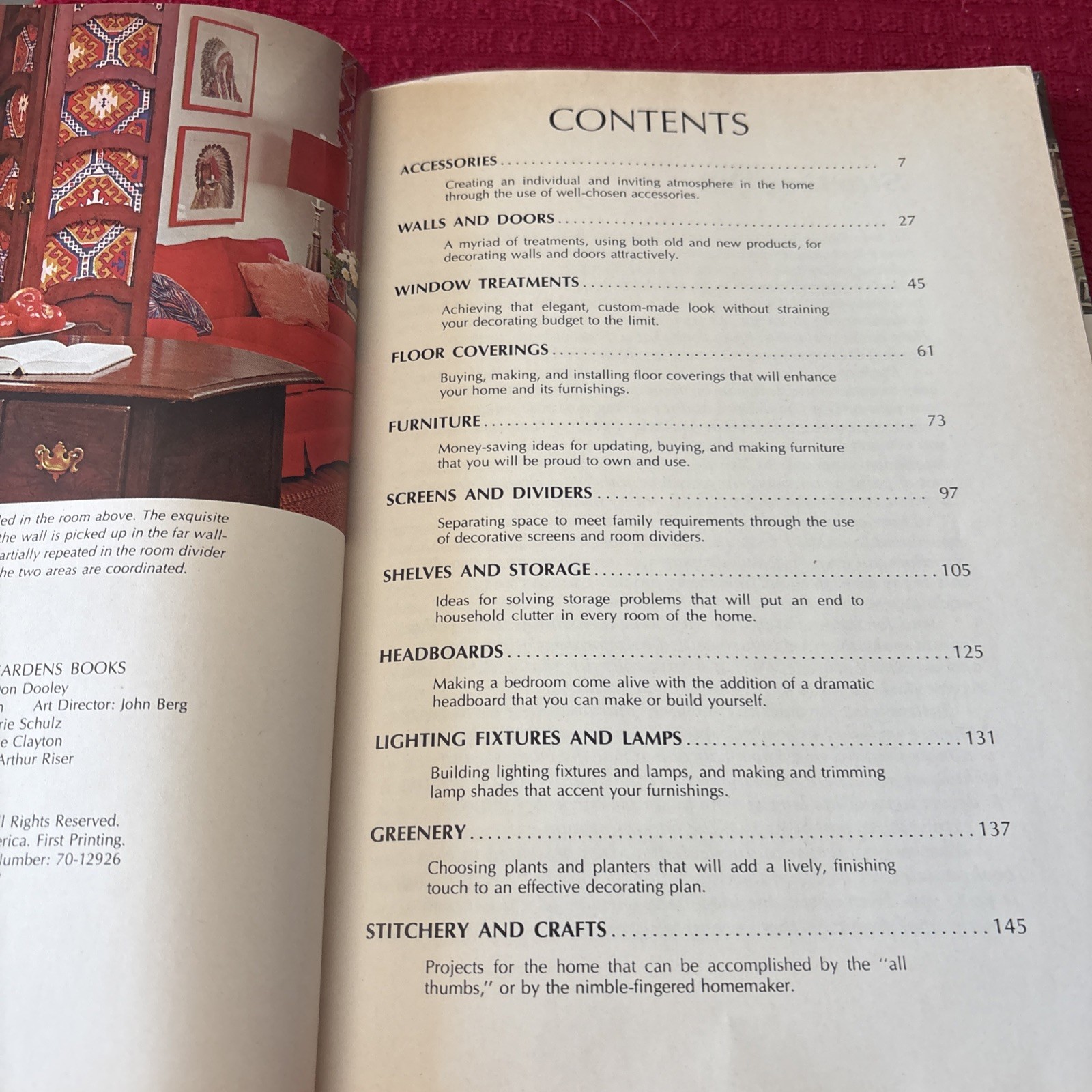 Better Homes and Gardens Decorating Ideas under $100. Meredith Corp, 1971.