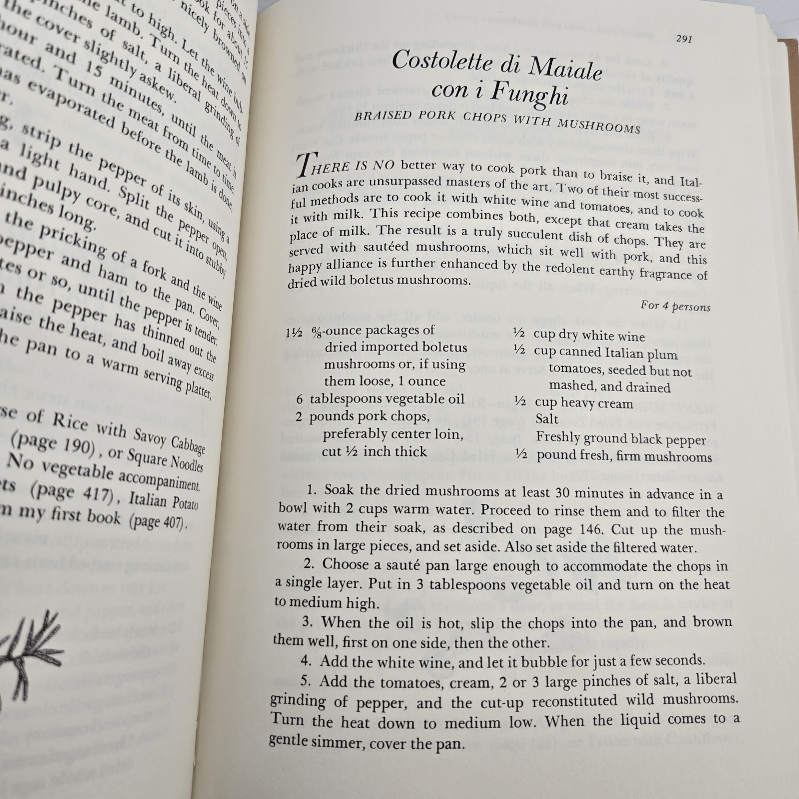 More Classic Italian Cooking by Marcella Hazan – Cookbook Vintage 1978
