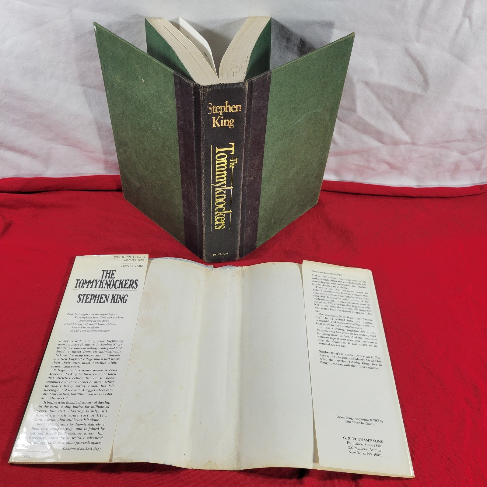 The Tommyknockers By Stephen King HC Book 1987 Putnam Vintage Horror Sci-Fi USED
