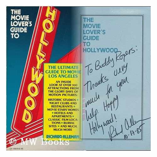 The Movie Lover’s Guide to Hollywood – Paperback, by Alleman Richard – Very Good