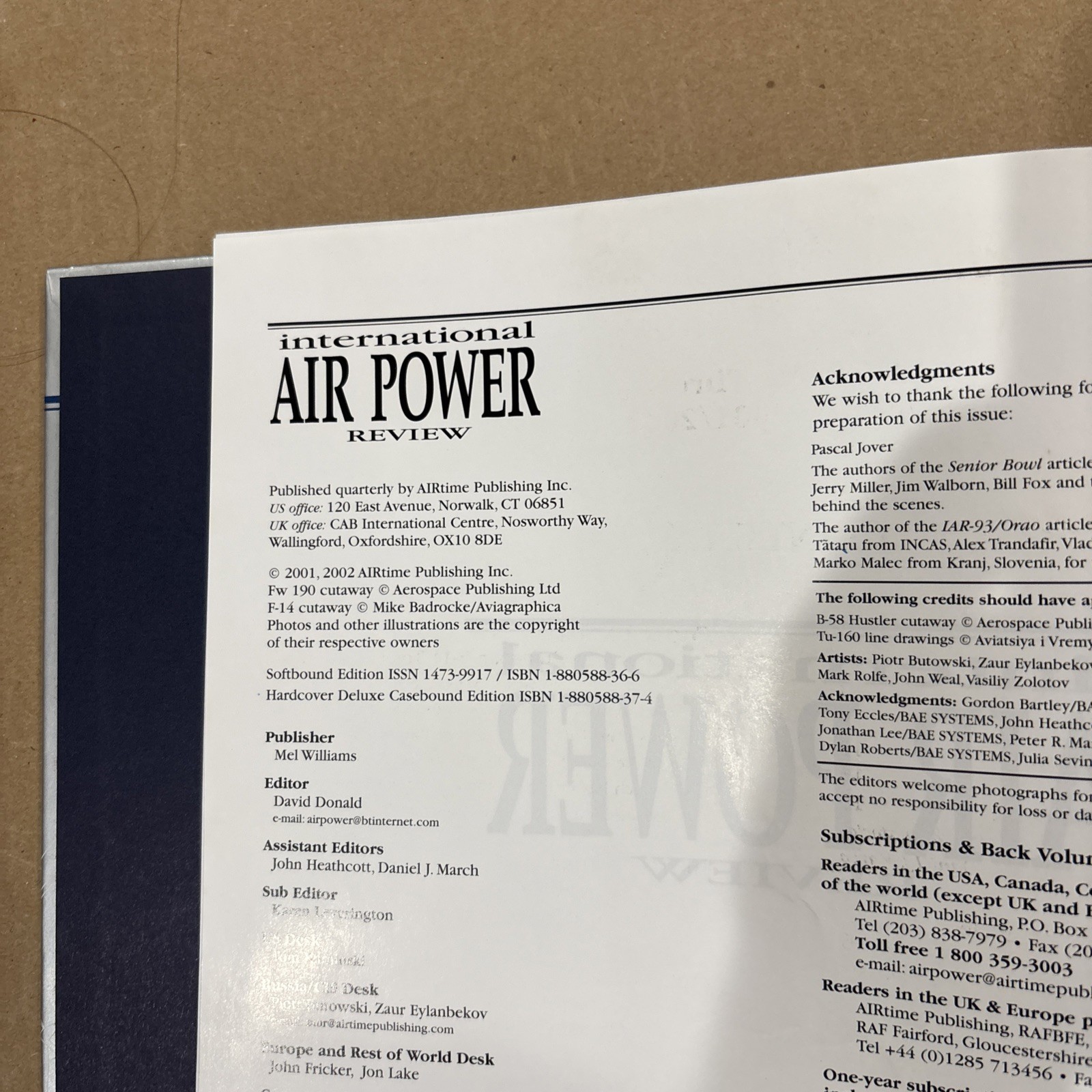Airtime Reference Book #3 “Macedonia Operations Eagle and Essent SW VG Plane