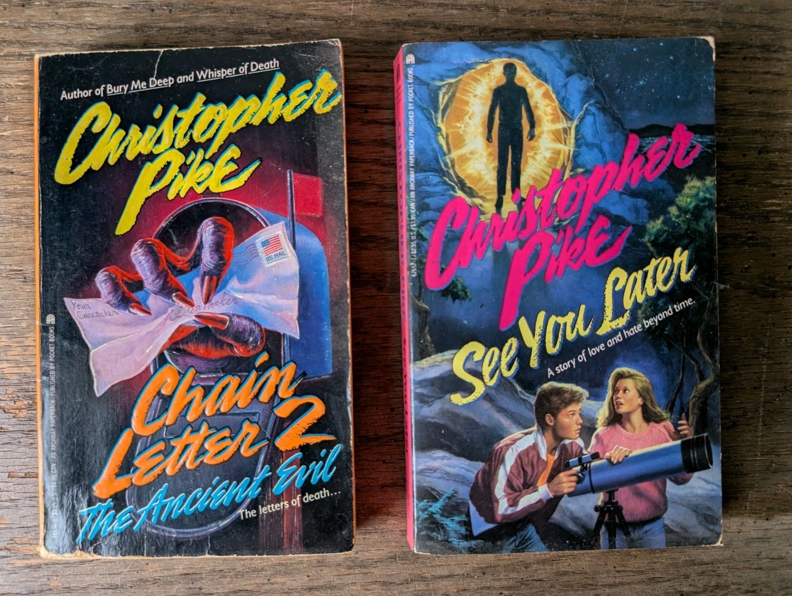 Lot 16 Christopher Pike YA Horror Book Archway Tor Paperbacks VTG 80s 90s