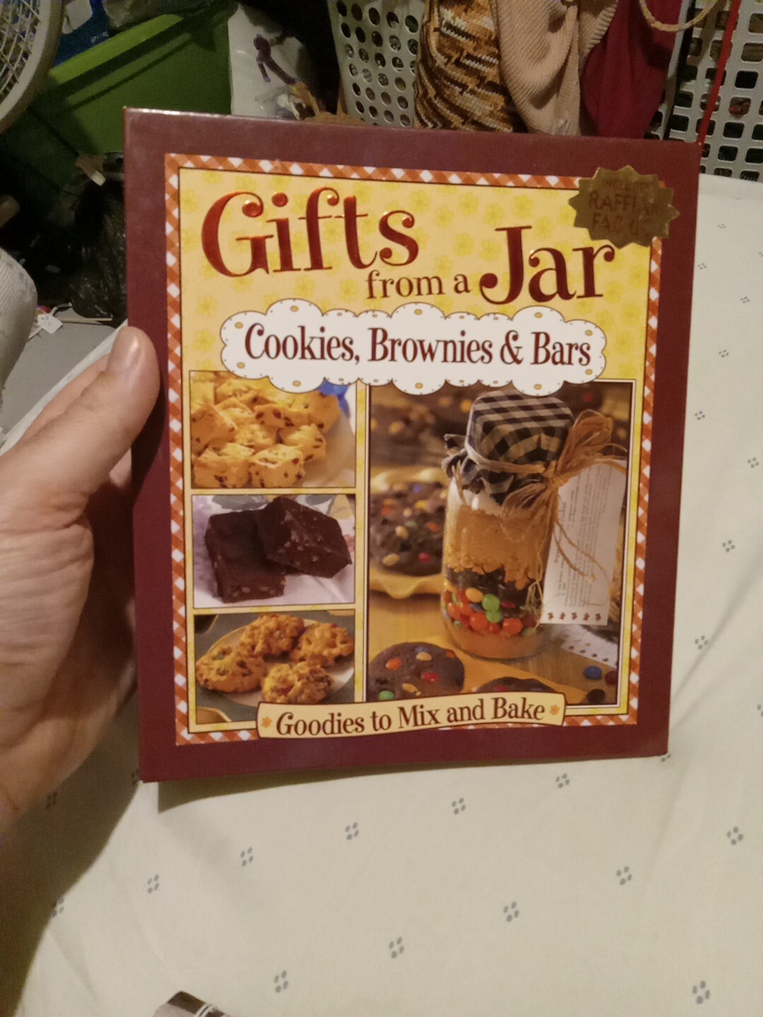 Gifts From A Jar “Cookies, Brownies & Bars” Complete With Raffi & Fabric Book