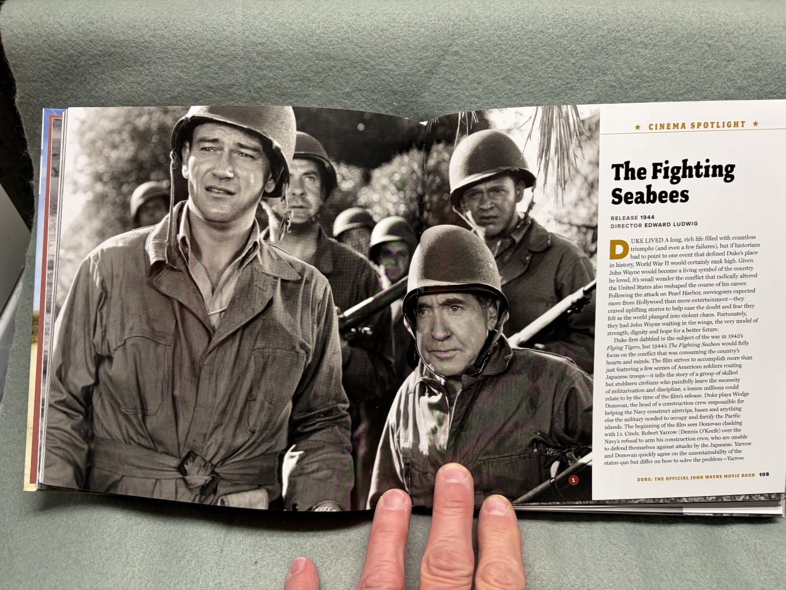 (a106) – DUKE – The Official John Wayne Movie Book – 300-pages