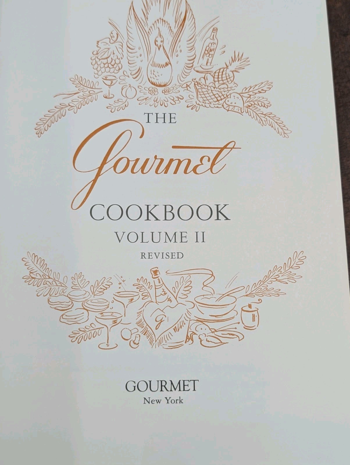The Gourmet Cookbook Volume 1 & 2 Hardcover Vintage Set Revised 1980s