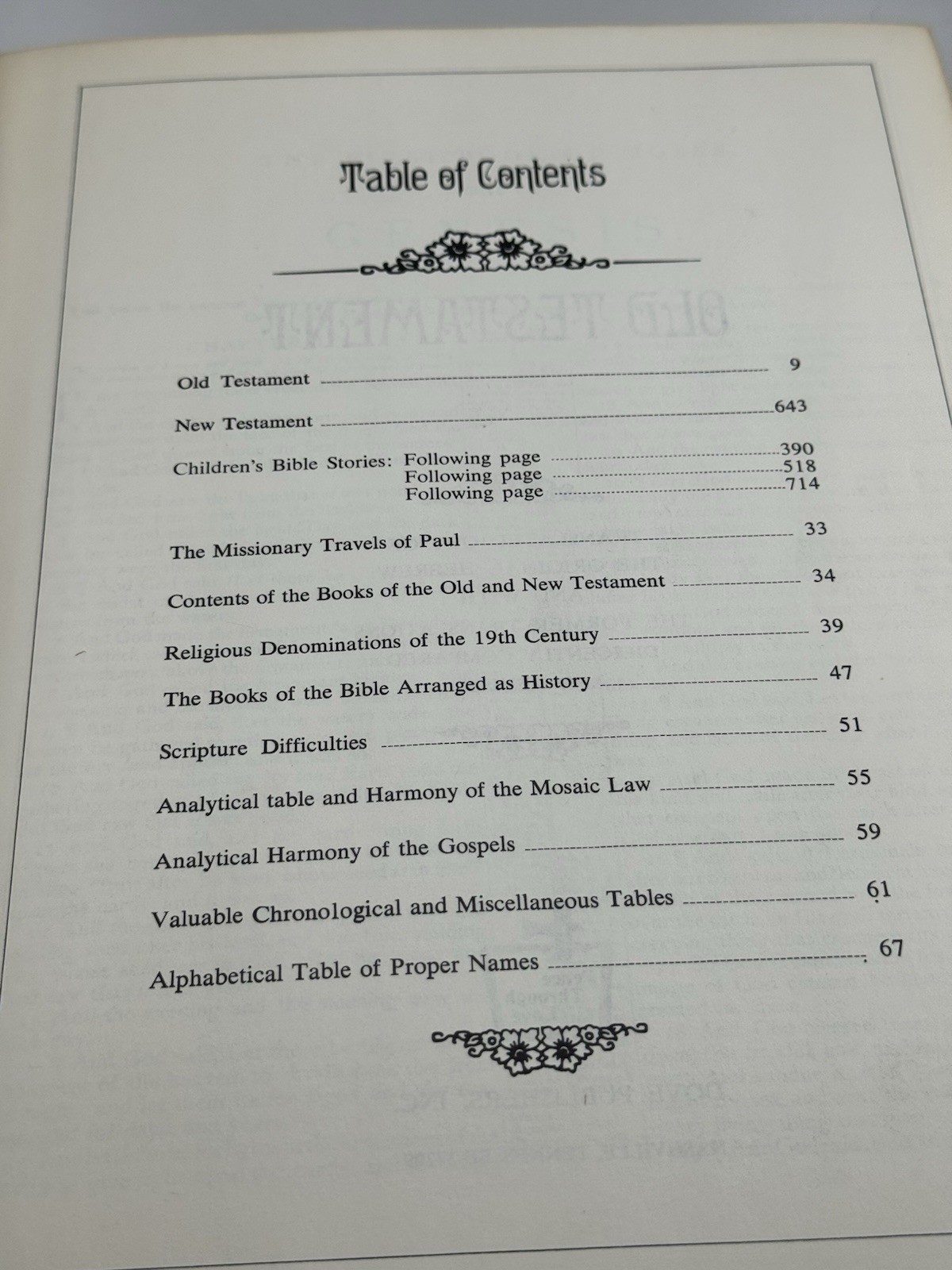 The Holy Bible With References Family Record And Children Bible Stories 1973