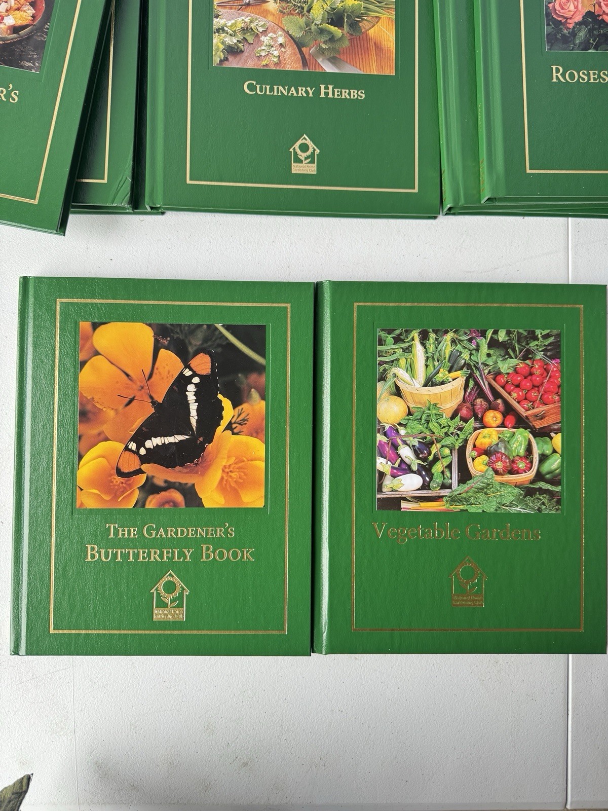 Gardening Book Lot 9 NHGC Hardcover Vegetable Herbs Roses Cookbooks