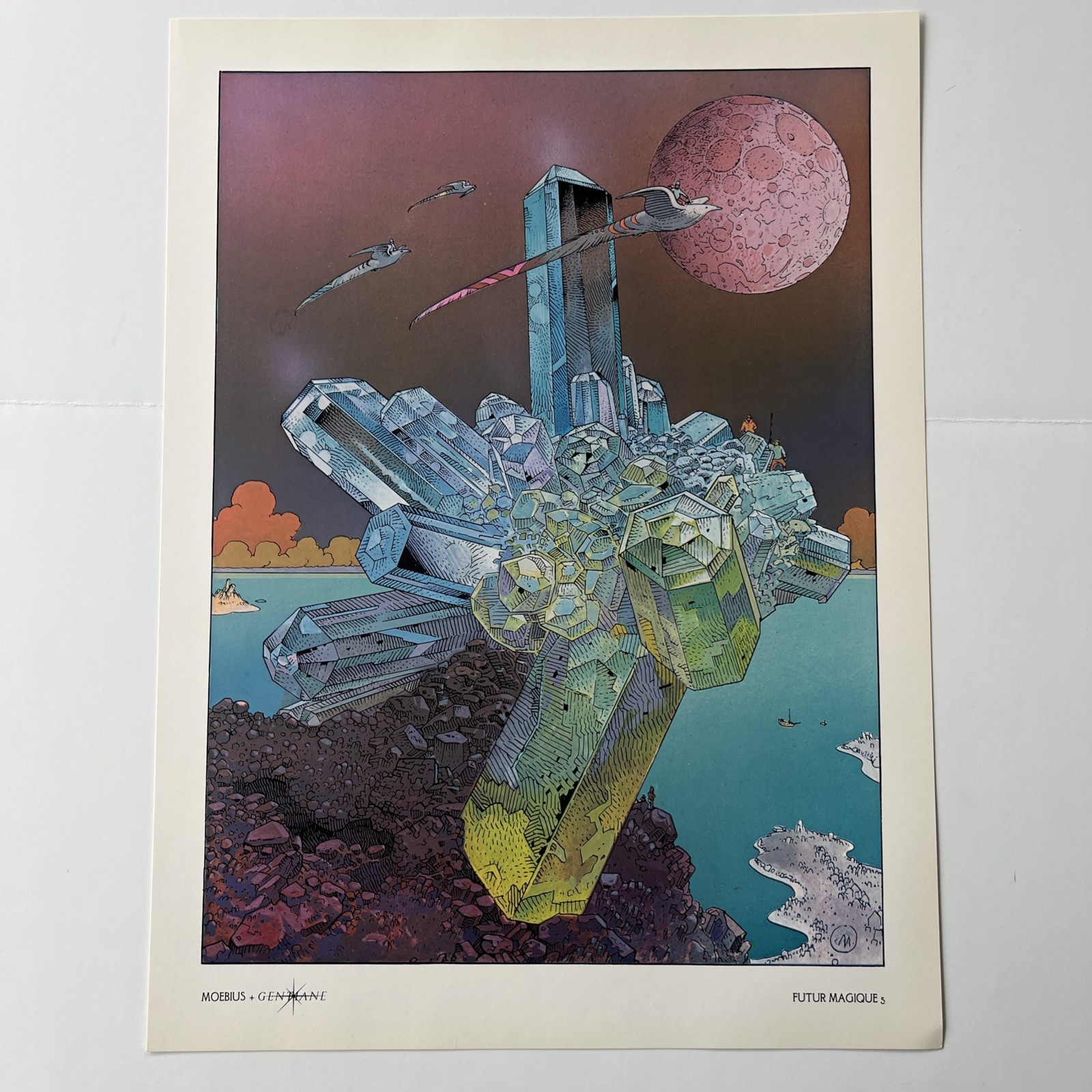 Moebius Futurs Magiques Portfolio. SIGNED LIMITED EDITION