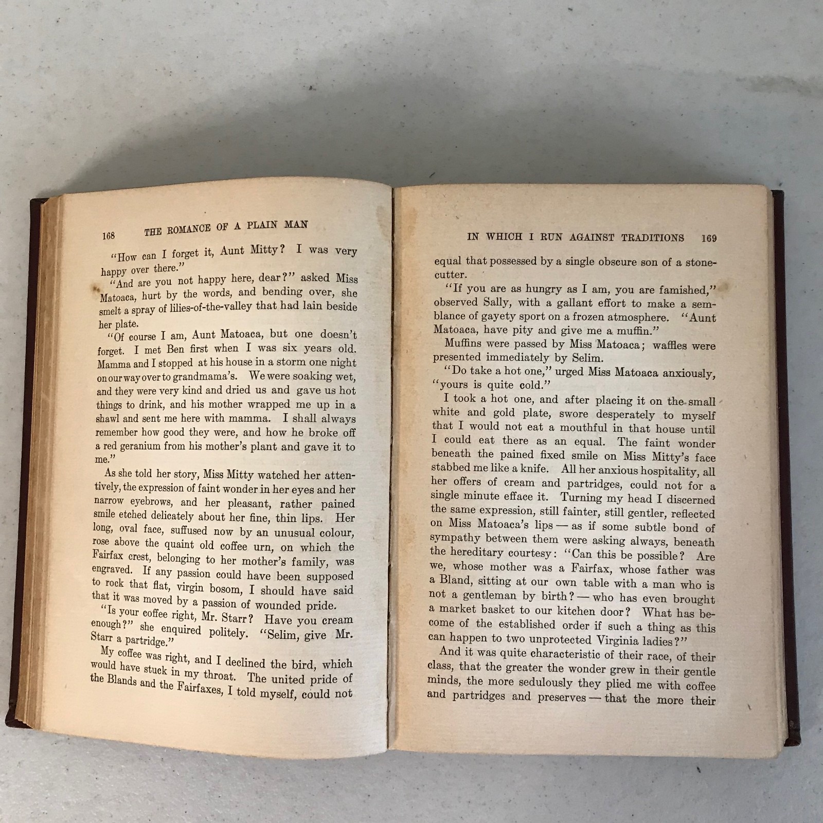 Ellen Glasgow: The Romance Of A Plain Man 1909 & The Battle Ground 1902