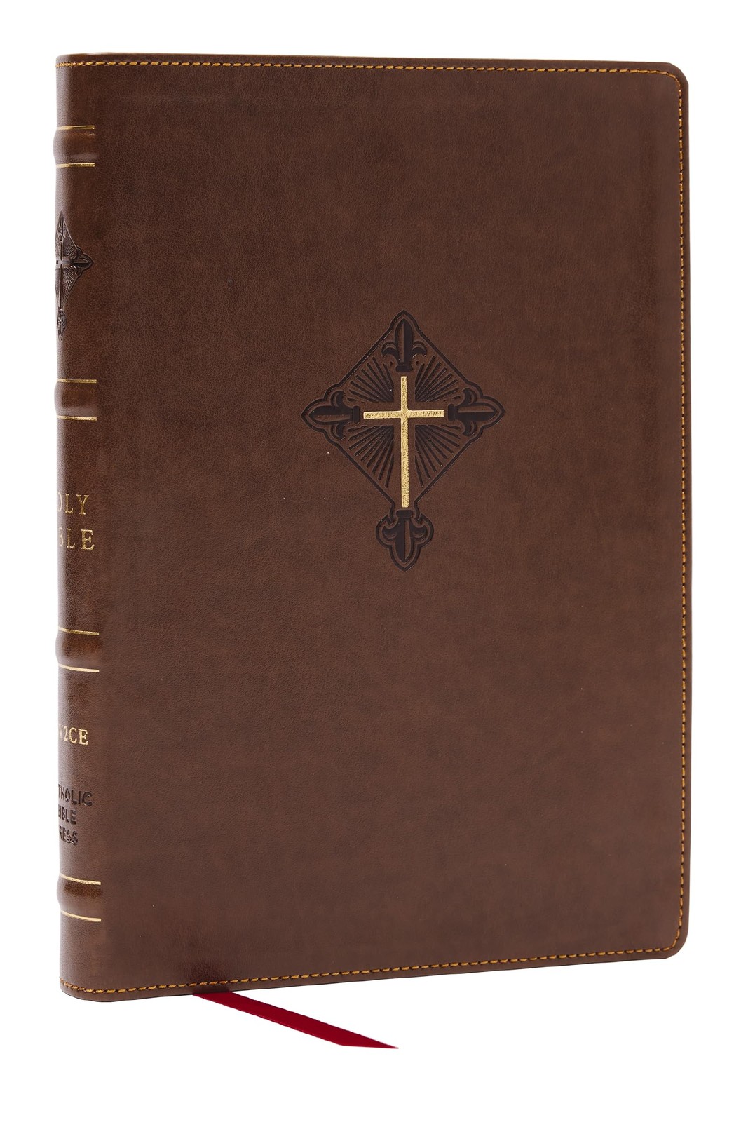 RSV2CE, Thinline Large Print Catholic Bible, Br, Press..