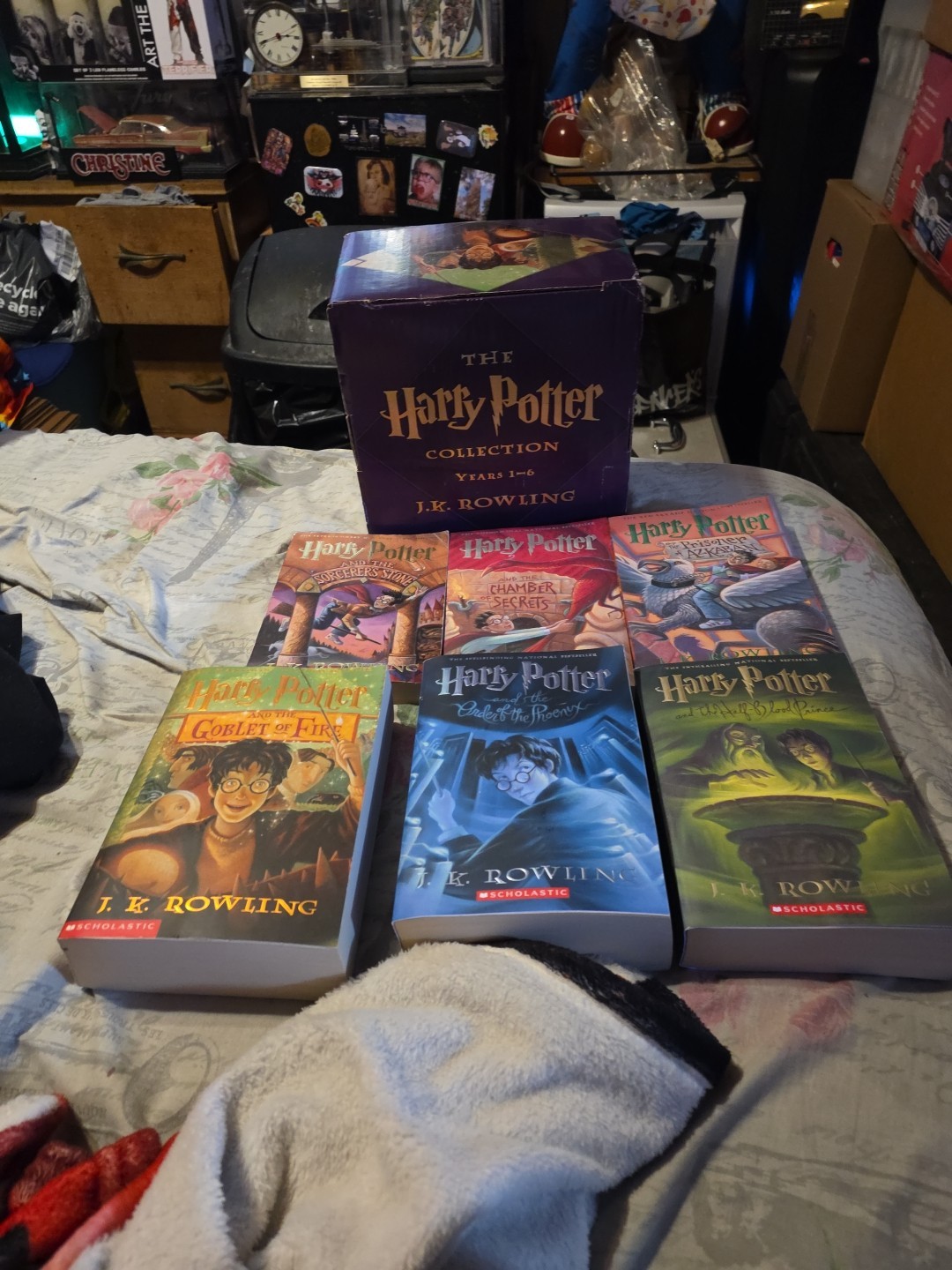 Harry Potter Boxset 1-6 by J. K. Rowling (2006, Book Set Quantity Pack) Used