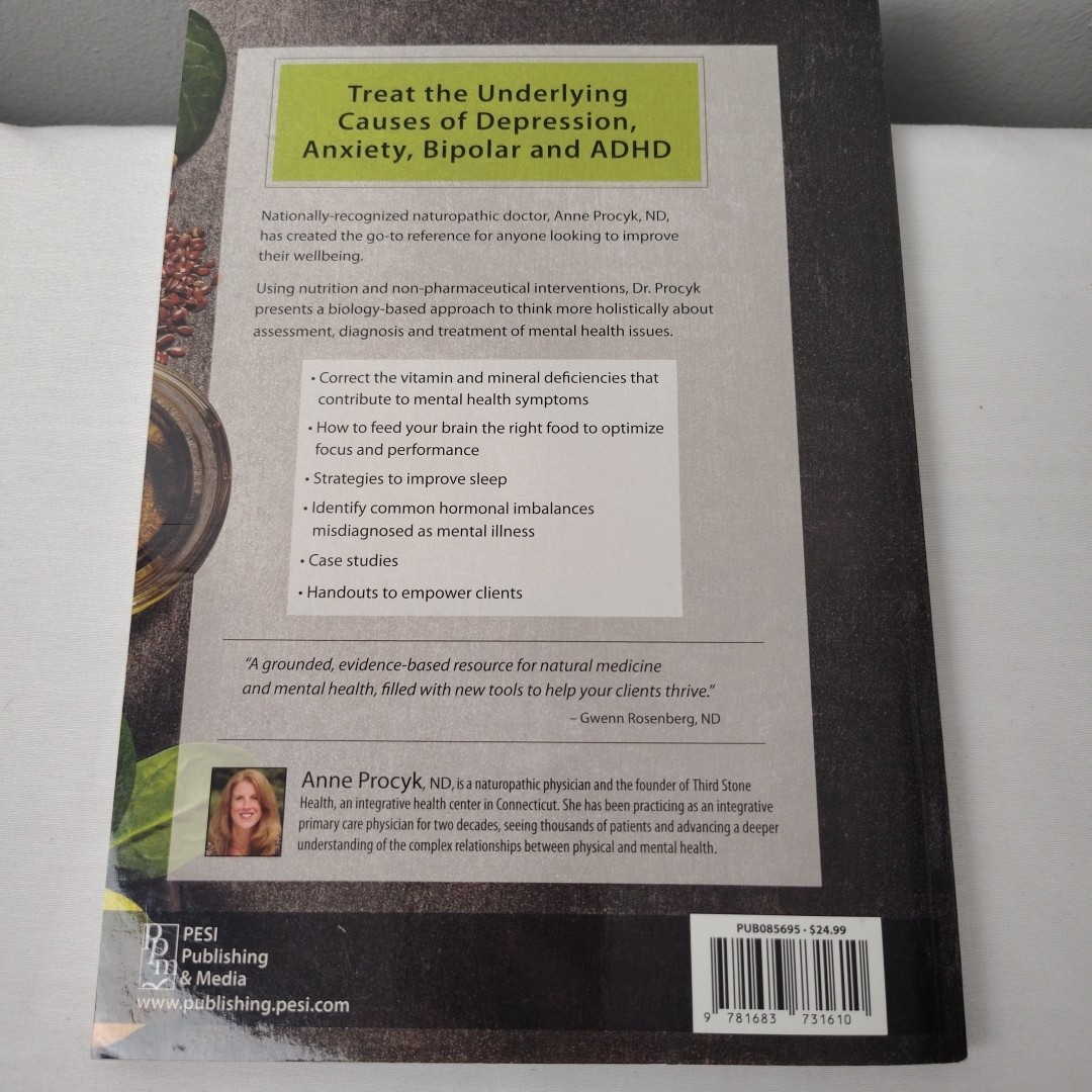Nutritional Treatments to Improve Mental Health Disorders: Non-Pharm – VERY GOOD