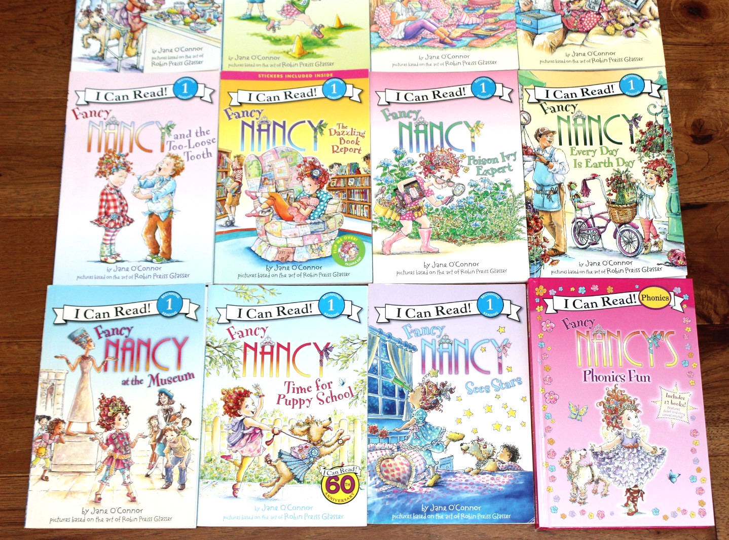 Lot 9 FANCY NANCY EARLY READER BOOKS + Phonics Fun 12-in-1 Jane O’Connor Book