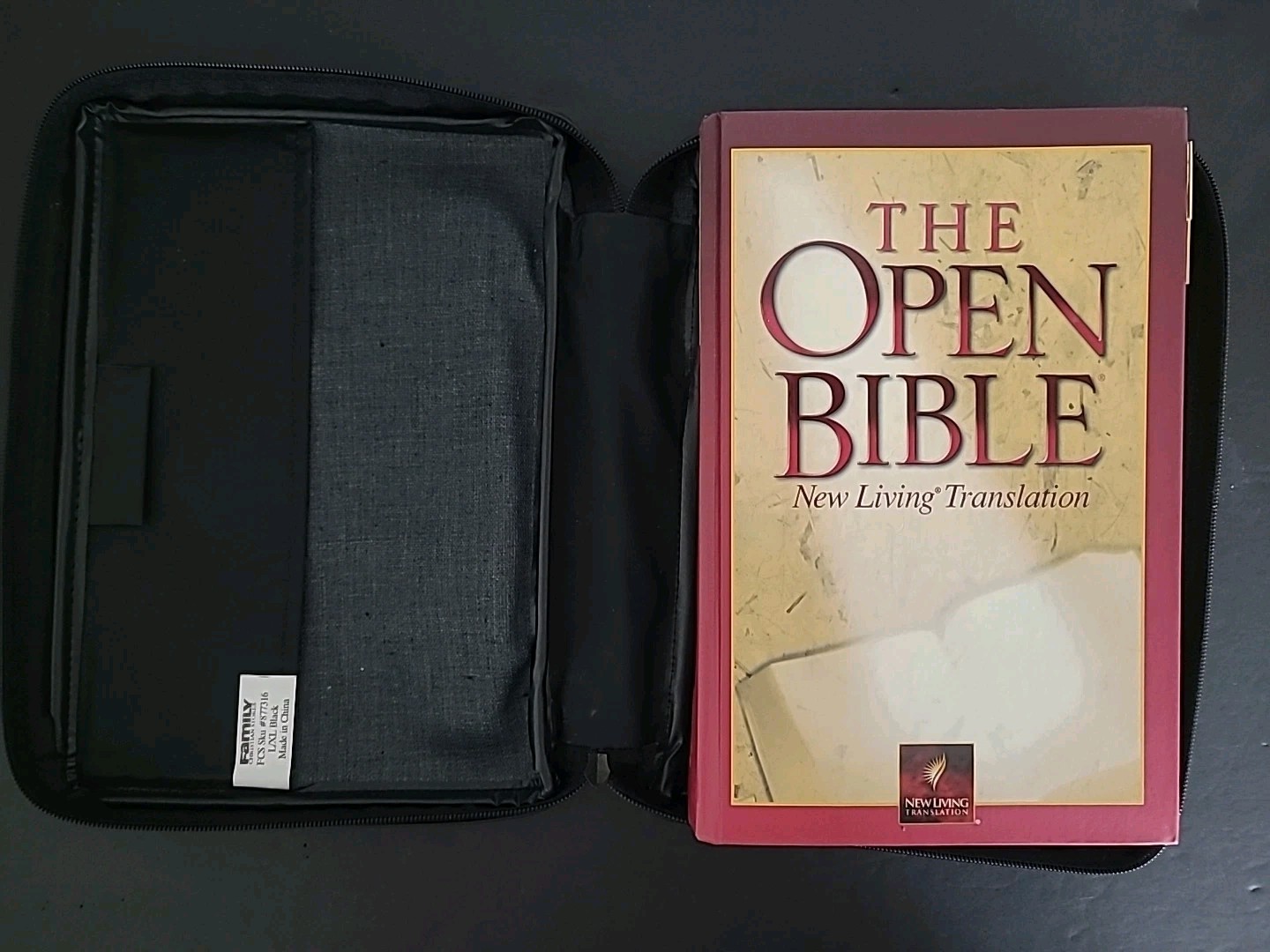 Open Bible Red Letter And Thumb Index 1998,HC ,NLC With Zipper Case
