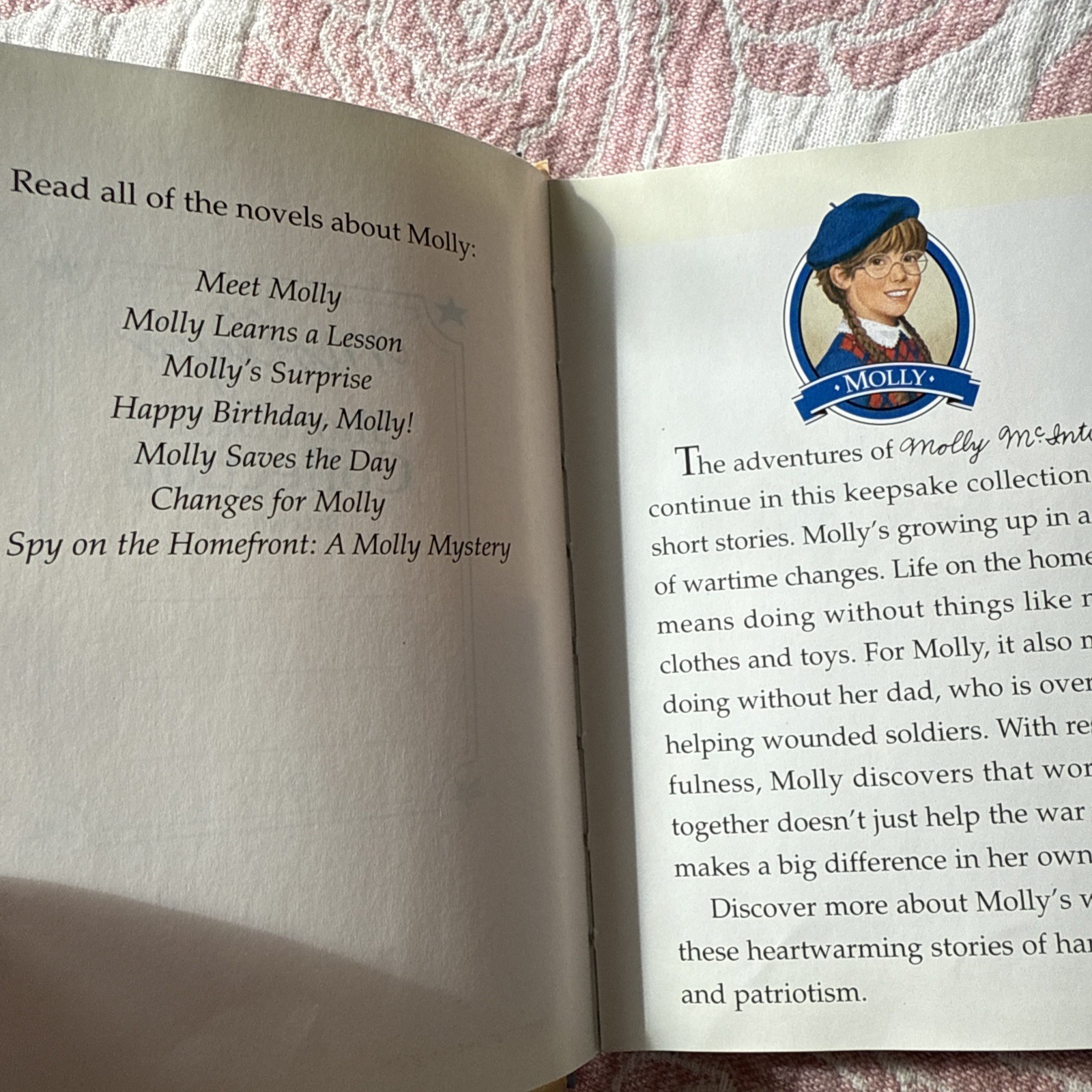 Molly’s Short Story Collection Book American Girl Valerie Tripp HC 2006 Used