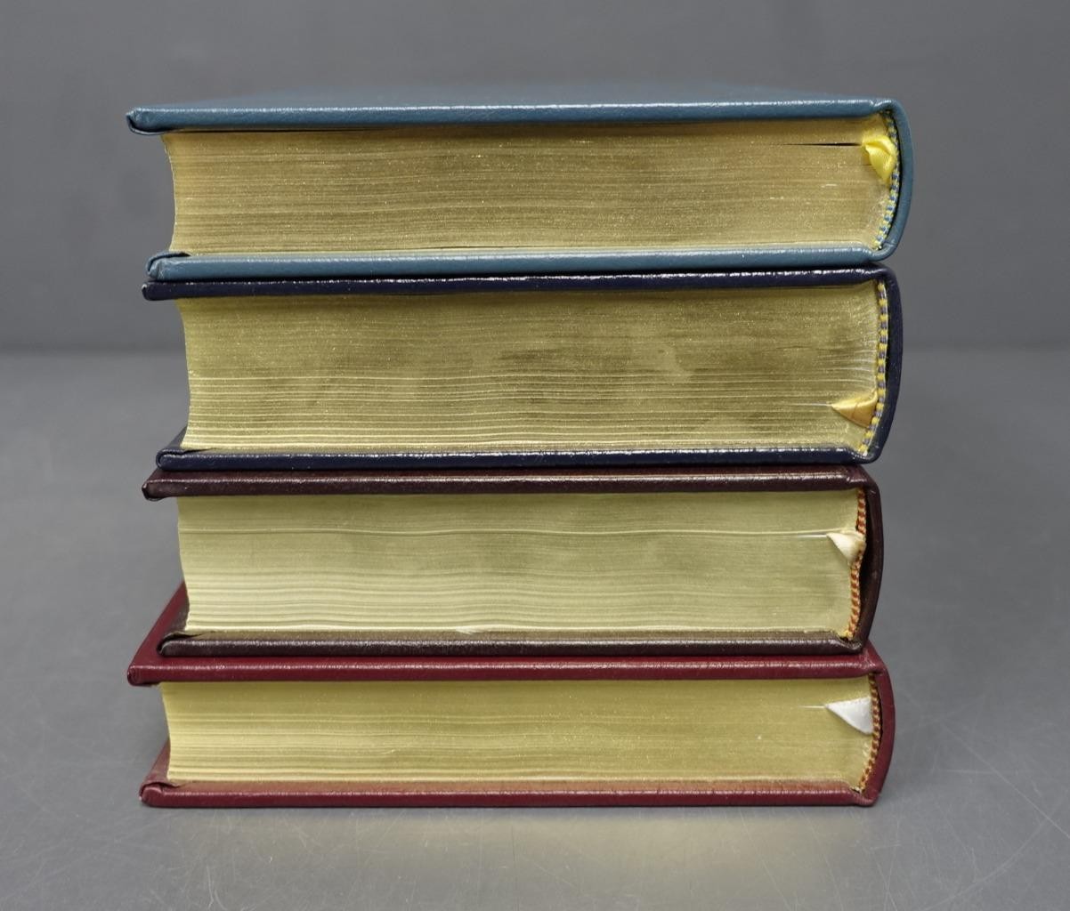 The Easton Press Lot of 4 Collector’s Edition Hardcover Leather Books 1991