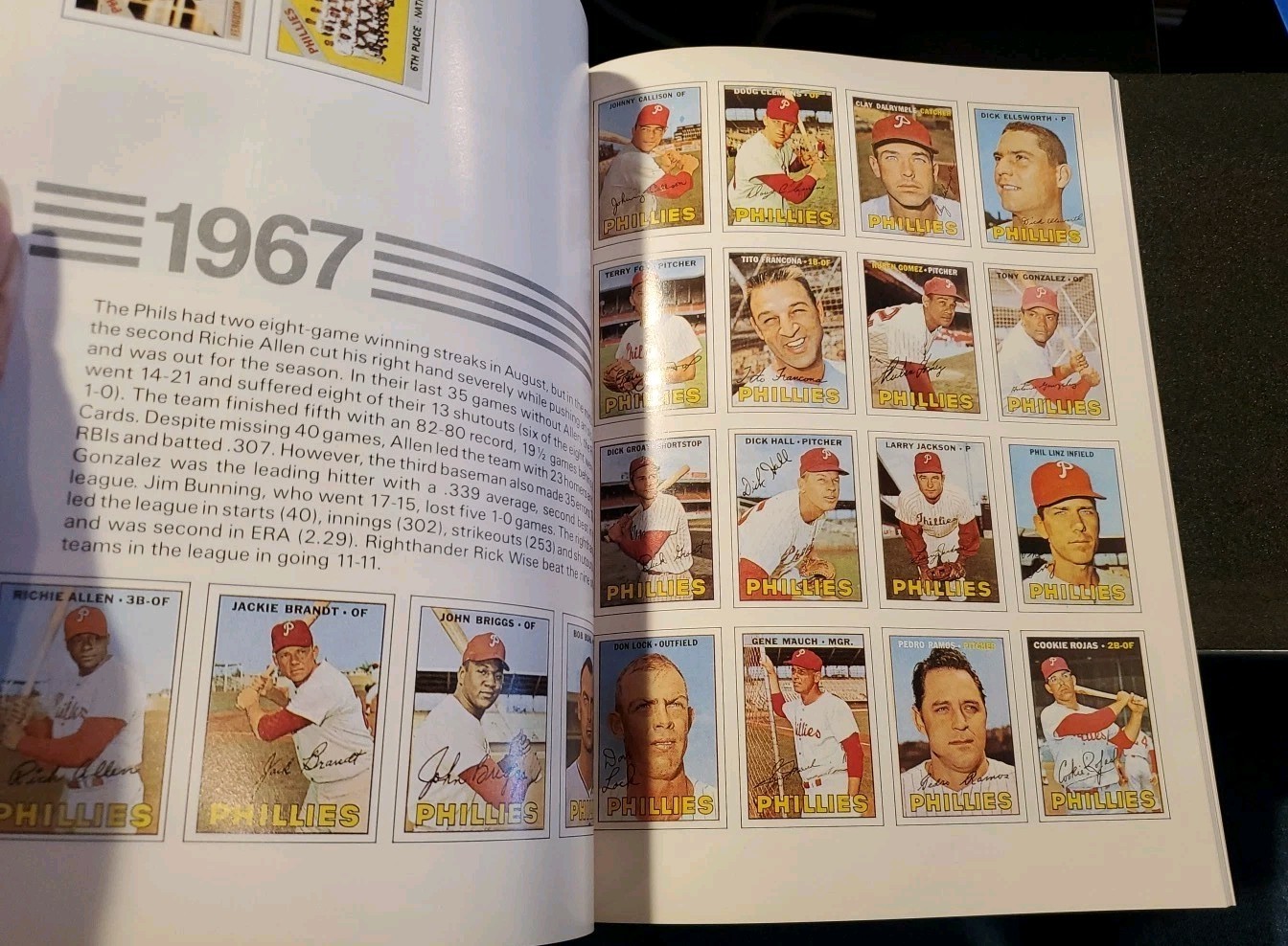 SURF LAUNDRY DETERGENT PHILADELPHIA PHILLIES TOPPS BASEBALL CARD COLLECTOR BOOK