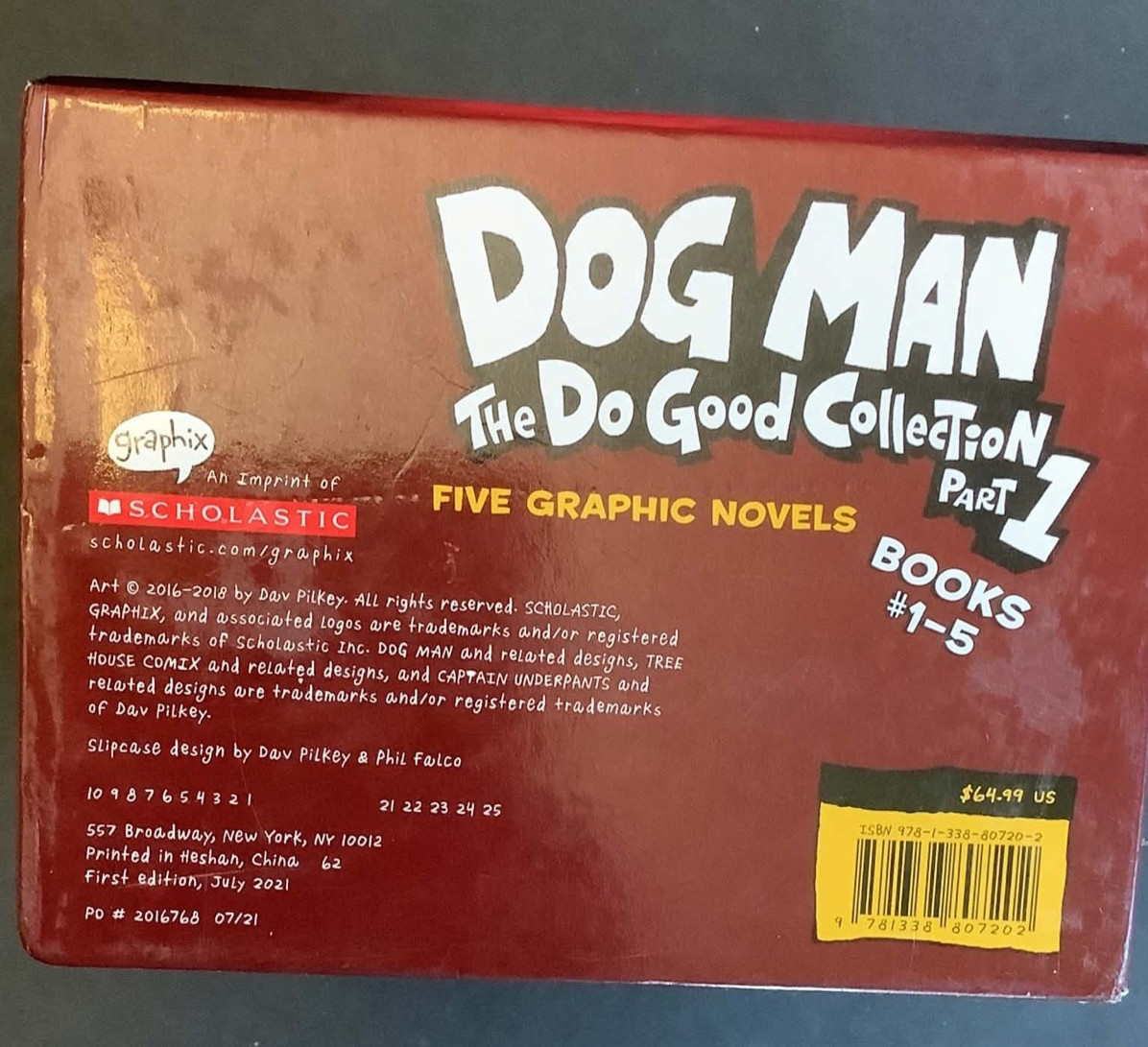 Dog Man” Do Good” Collection by Dav Pilkey 5 Book Box Set (Books 1-5) Excellent