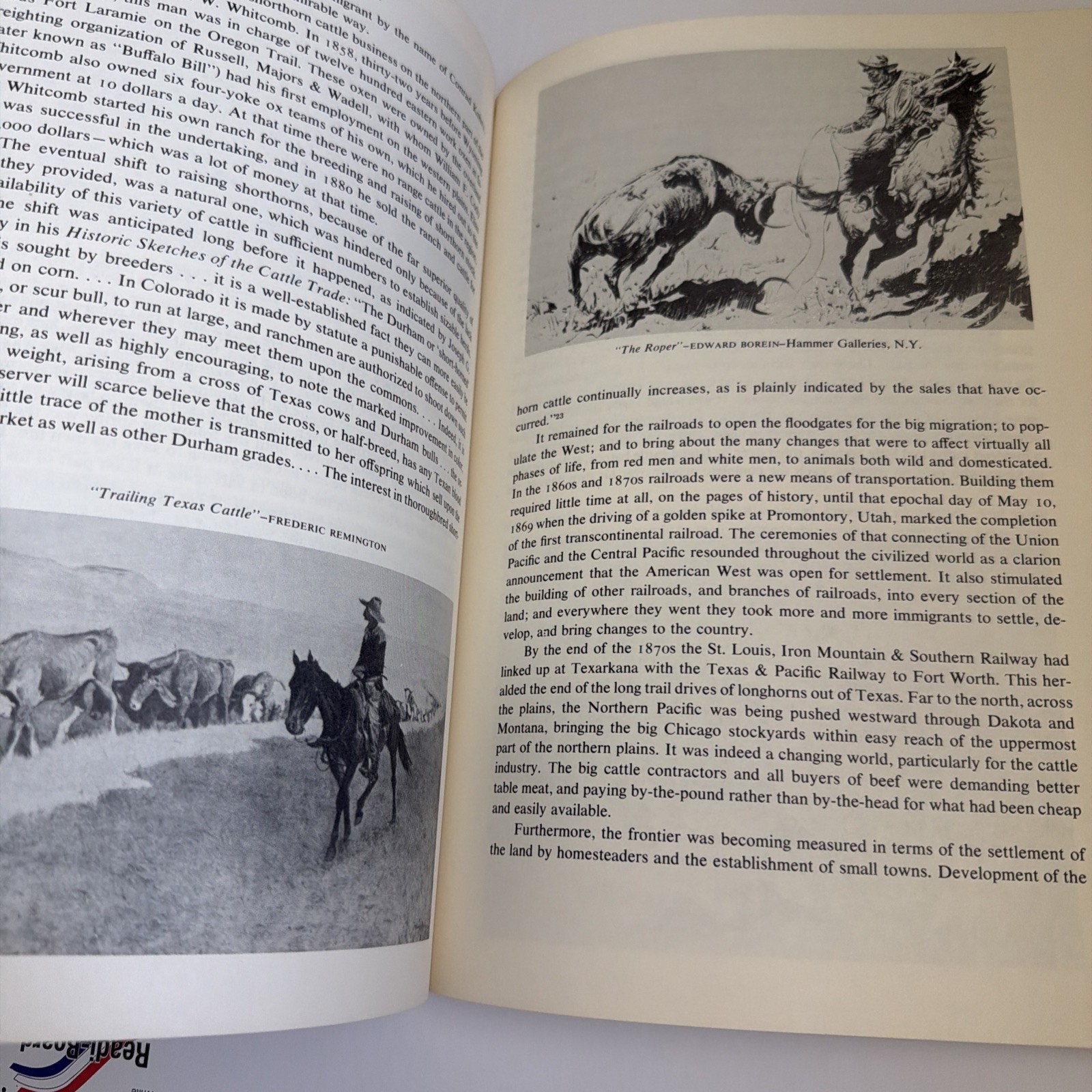 The American Cowboy by Harold MCCRACKEN History Art Drawings PB 1973