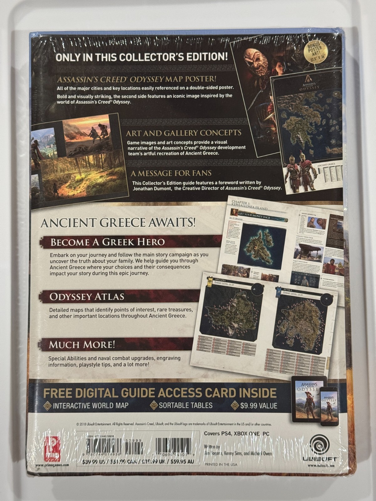 Assassin’s Creed Odyssey Official Collector’s Edition Guide -Hardcover, 2018