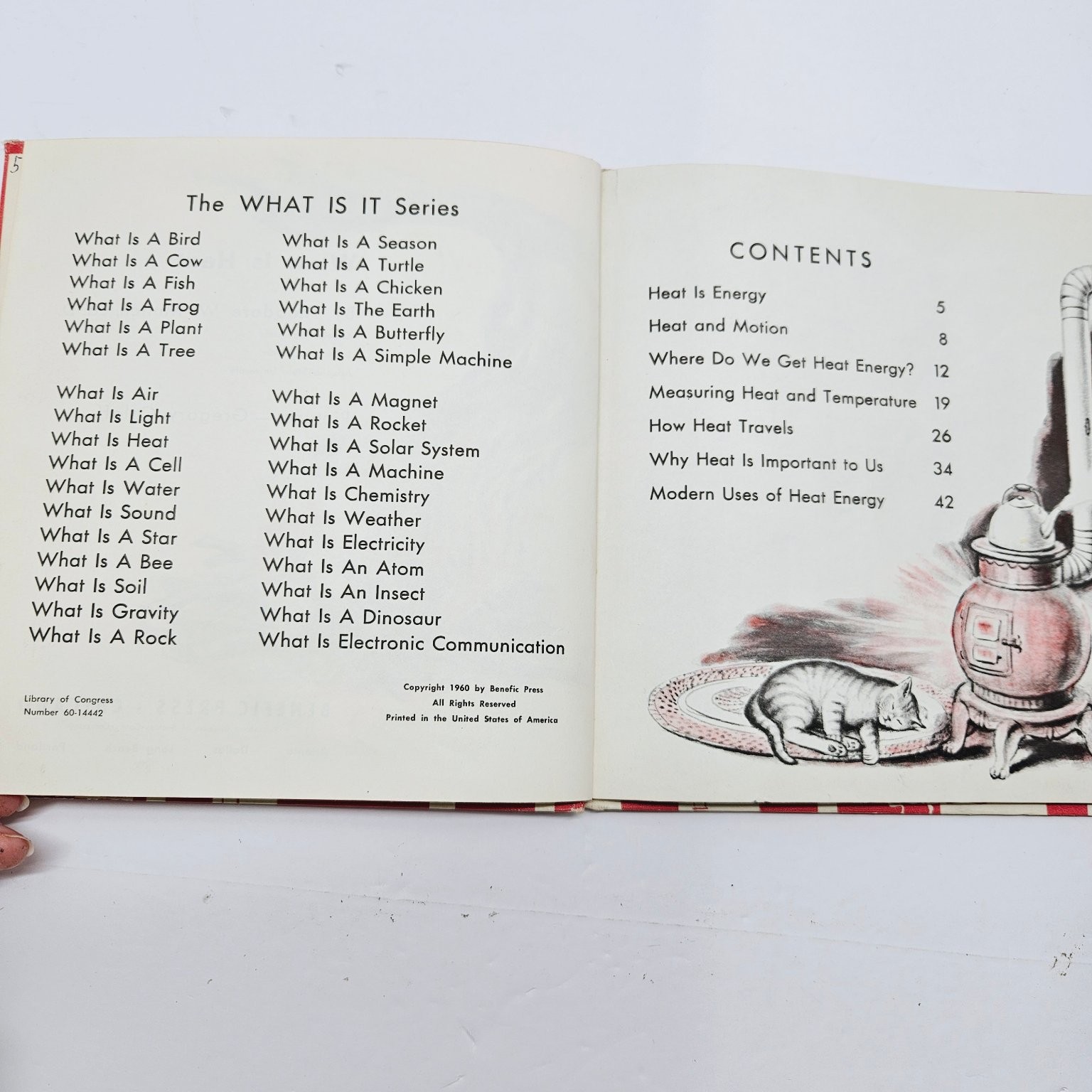 Vintage Children’s What Is Heat Theodore W. Munch 1960 Illustrated Science HC
