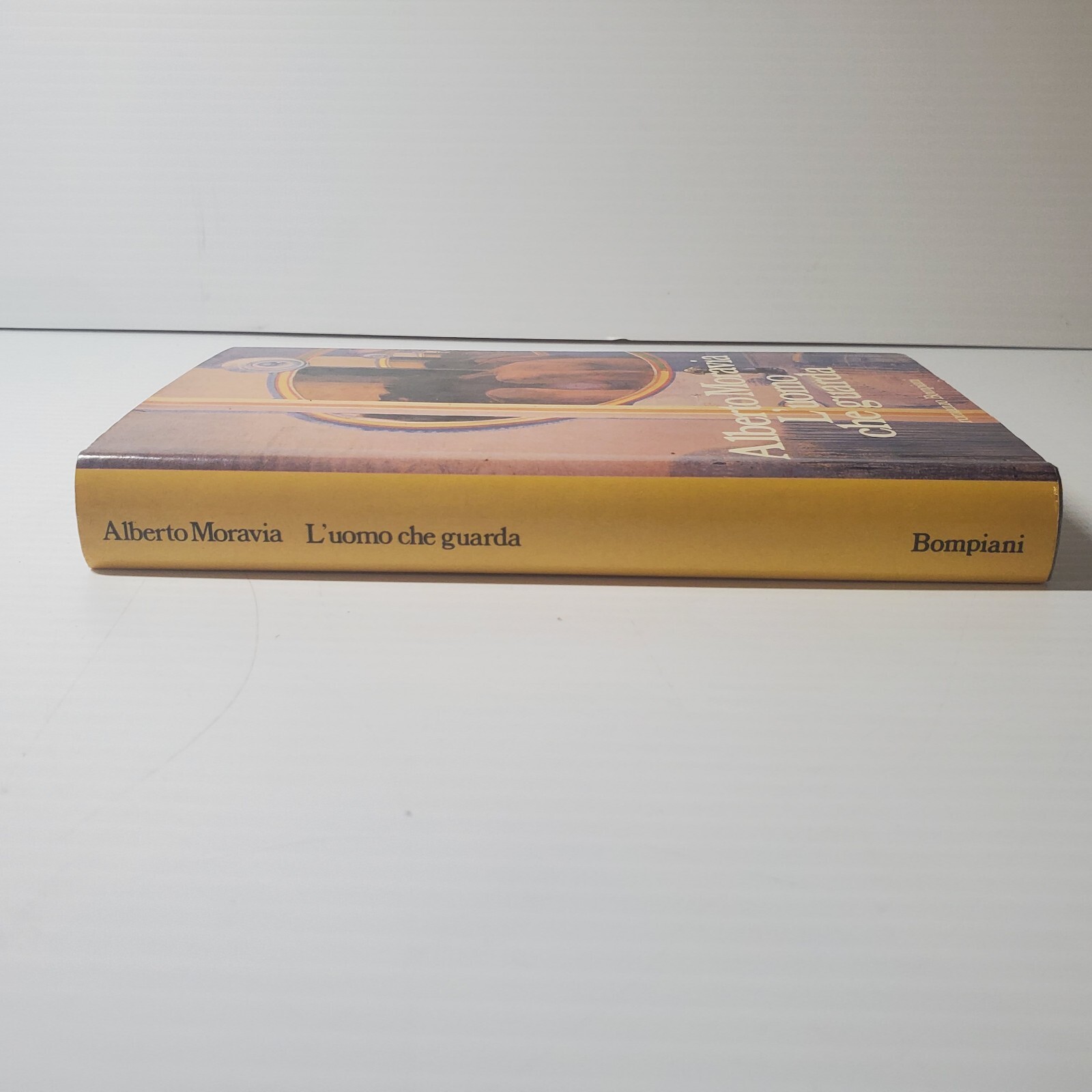 Alberto Moravia L’uomo che guarda Romanzo Bompiani Written In Italian Book