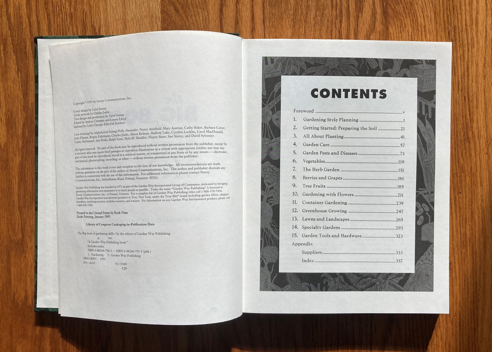 The Big Book of Gardening Skills by Garden Way Publishing Hardcover LNC