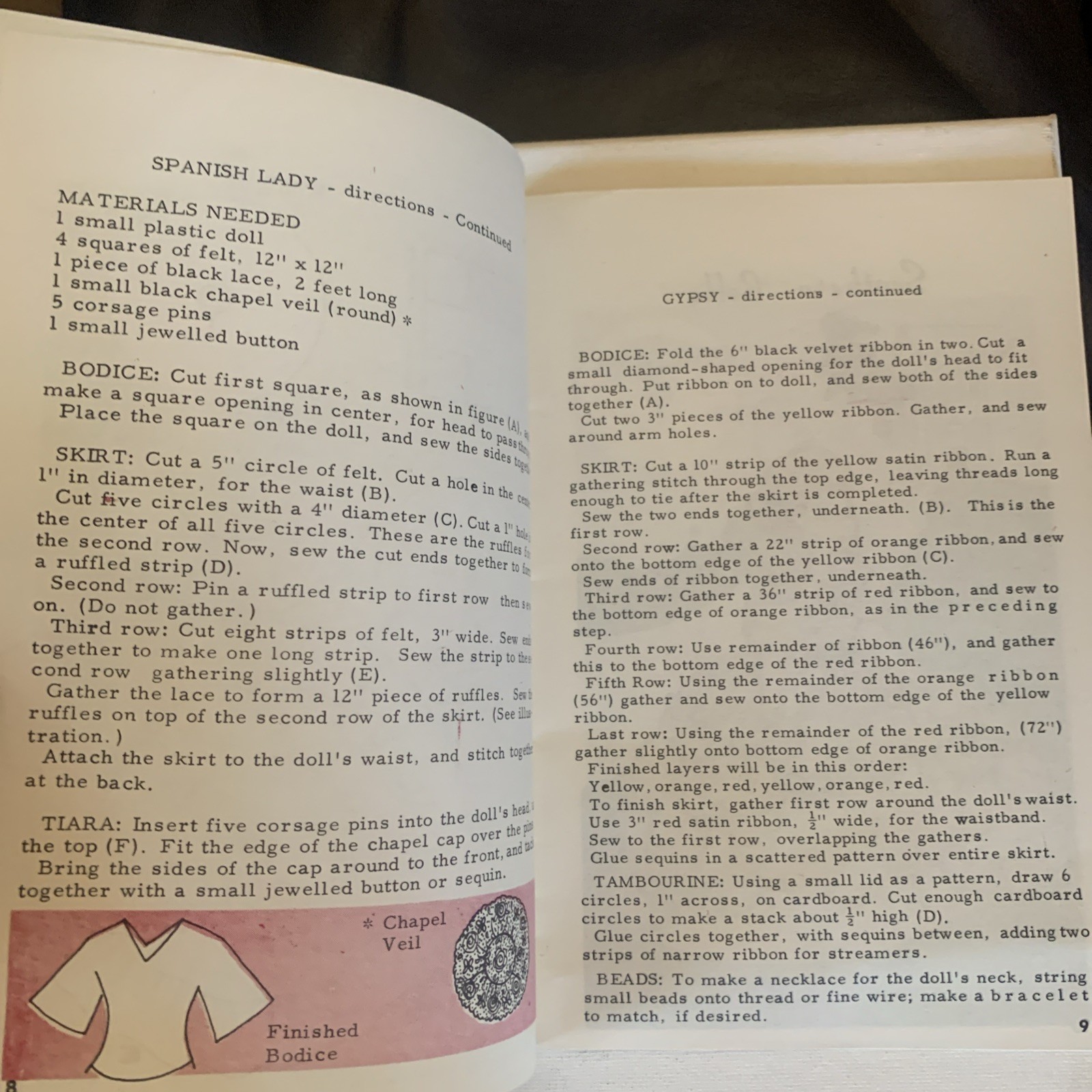 The Art of DRESSING DOLLS from KAP Kraft Books 30pg Booklet 1969 Vintage