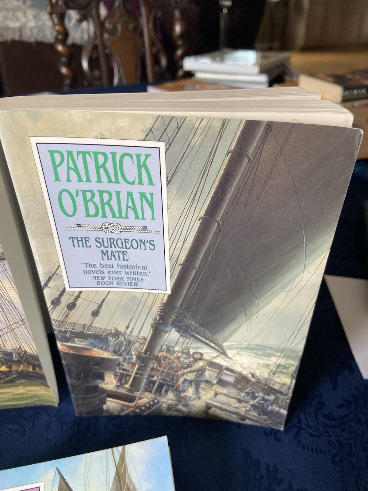 Lot of 7 Patrick O’Brian Aubrey Maturin Series Books 1-3, 7, 13-15 VG TPB FREESH