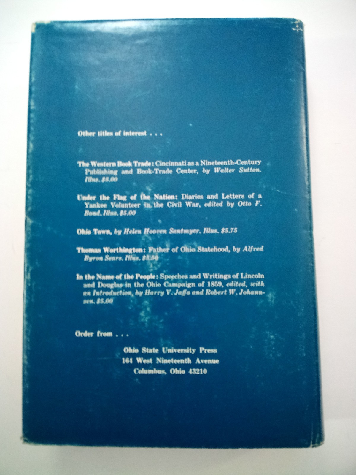 Progressivism in Ohio 1897-1917, by Hoyt Landon Warner. 1964 HC SIGNED!
