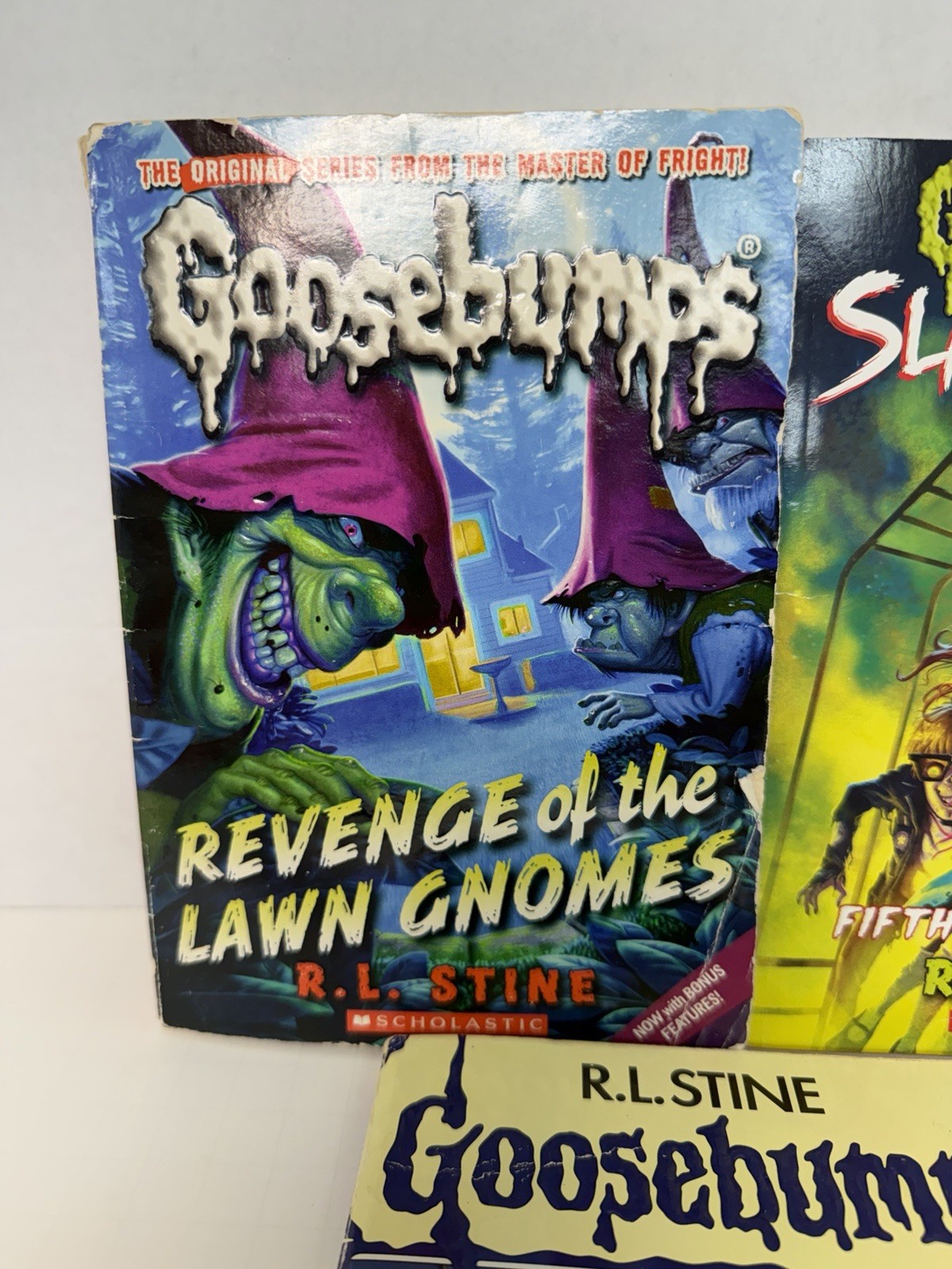 Goosebumps Book Tin And Misc R.L. Stine Horror Kids Edition Lot Scholastic