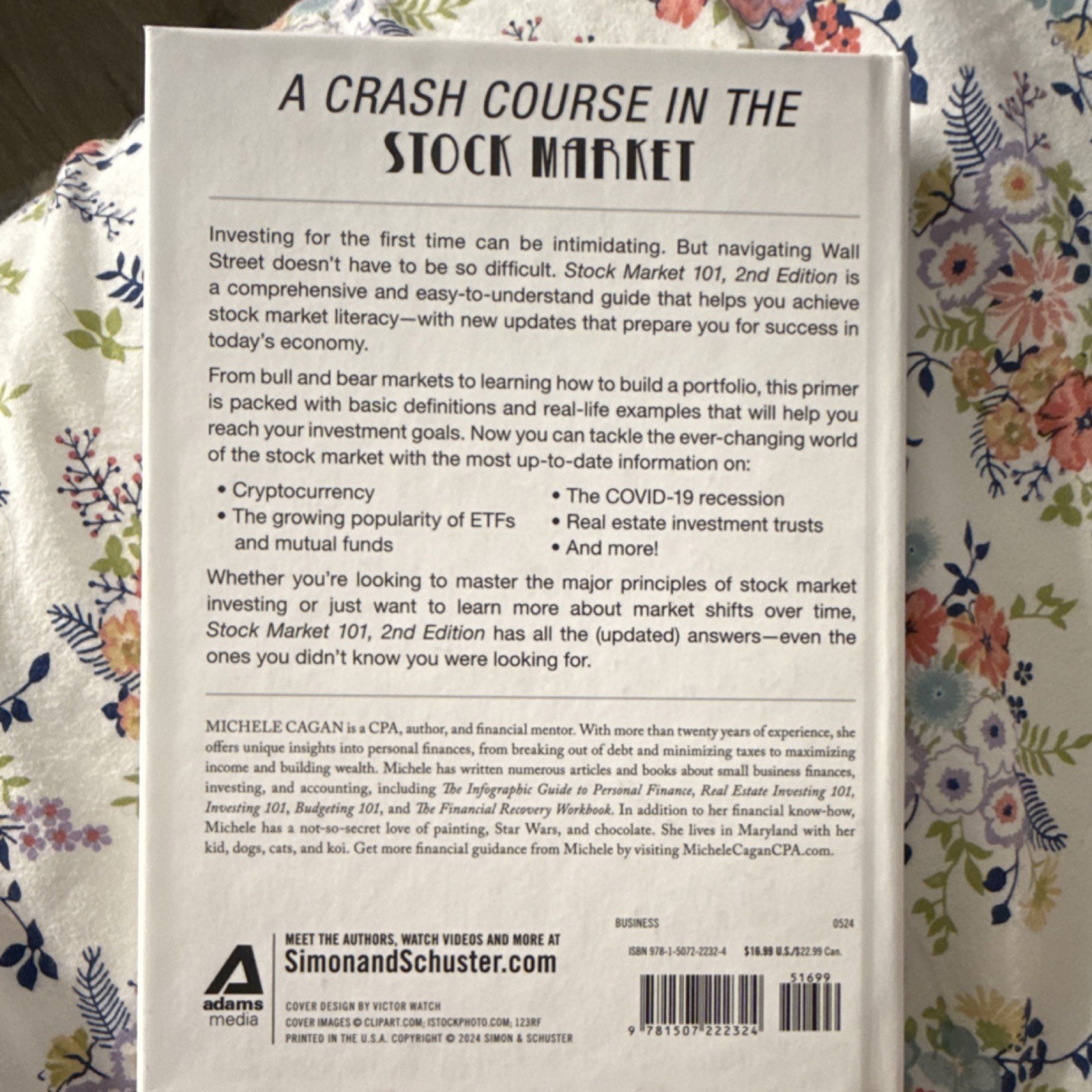 Adams Media Stock Market 101 2nd Edition Hardcover by Michele Cagan 2024 Guide