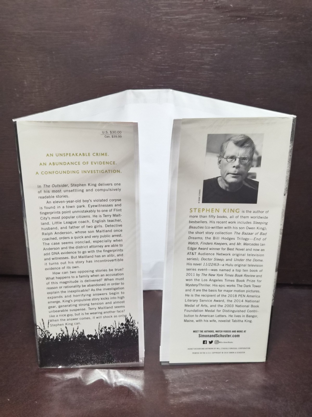 ​Stephen King The Outsider 2018 1st Ed 1st Print Scribner Hardcover HCDJ LN