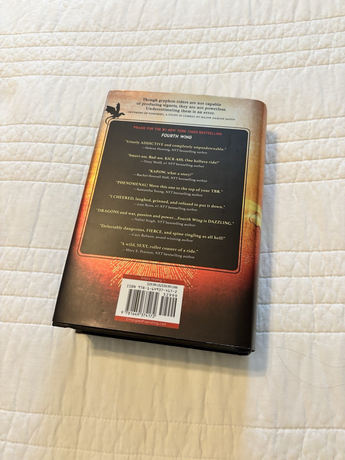Rebecca Yarros Iron Flame (The Empyrean Ser. #2) 2023 Hardcover w/Dust Jacket