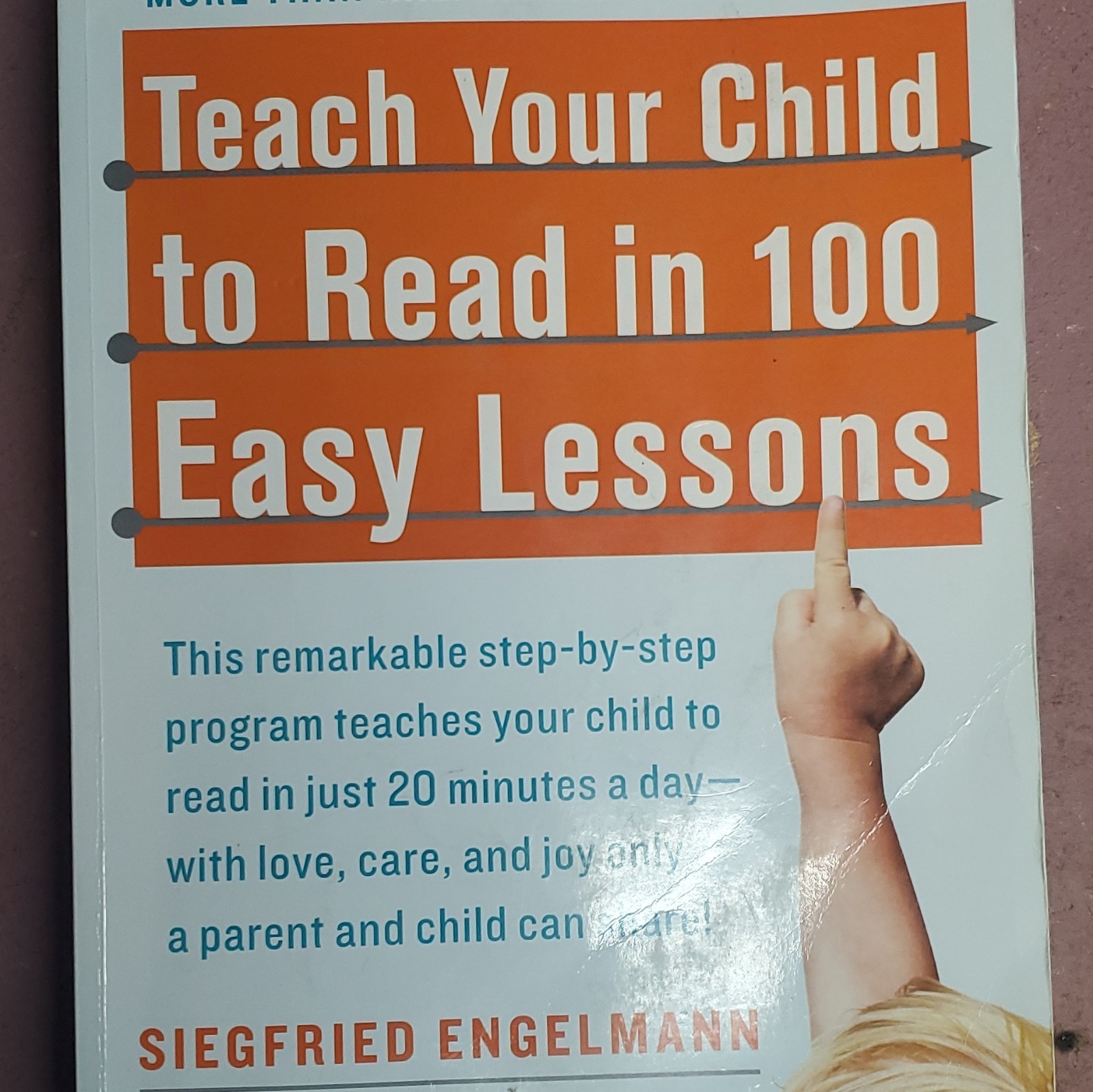 Teach Your Child to Read in 100 Easy Lessons Paperback, Engelmann, Ages 4-8