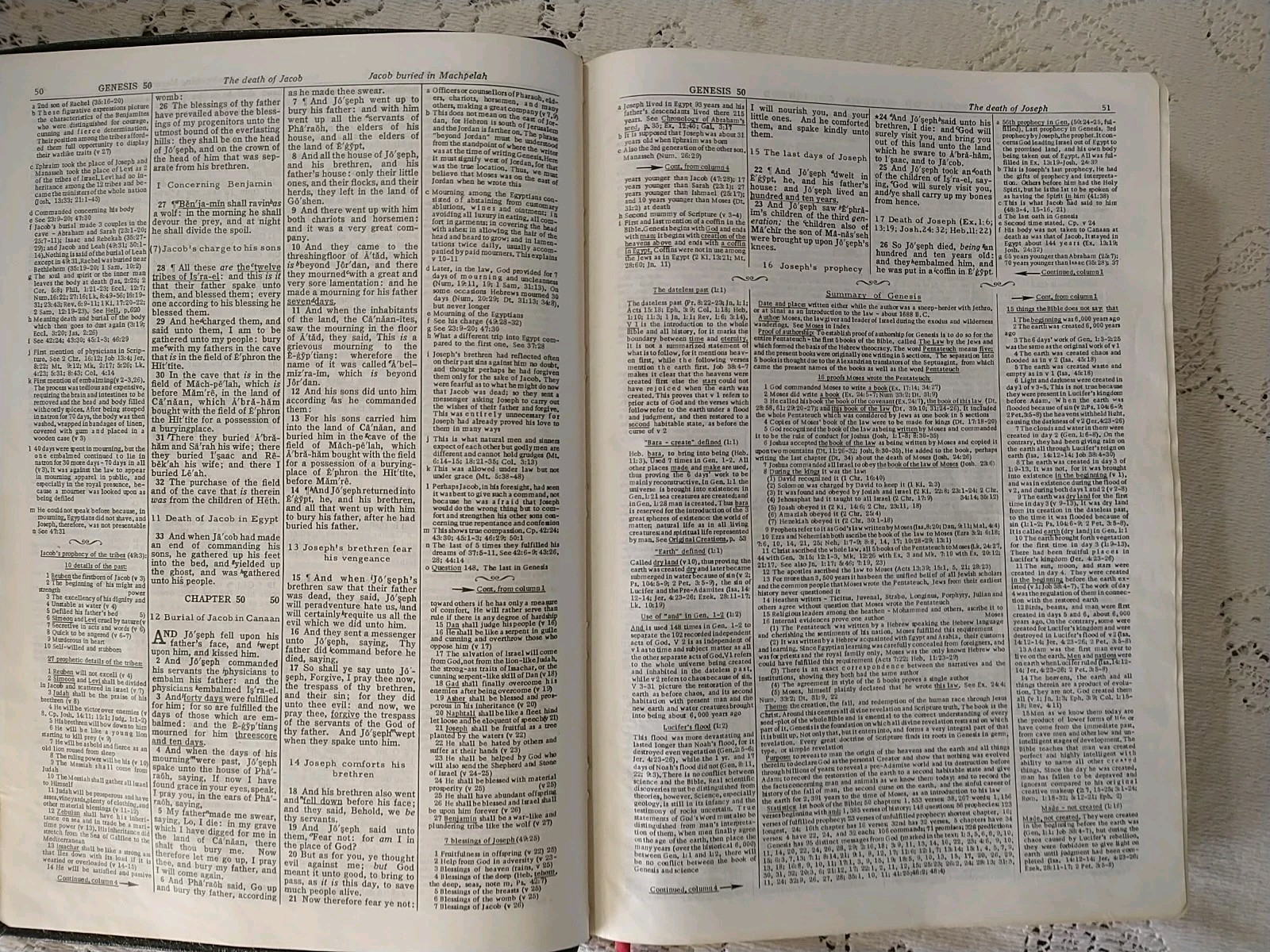 Genuine Leather Dakes Annotated Reference Bible Old New Testament KJV Black 1961