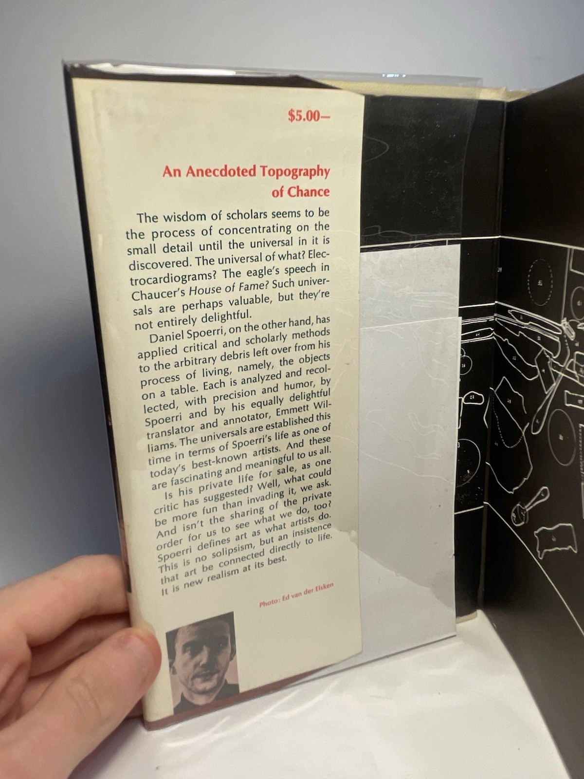 (1st US) Daniel Spoerri: An Annotated Topography Of Chance. 1966 HC/DJ. Fluxus.