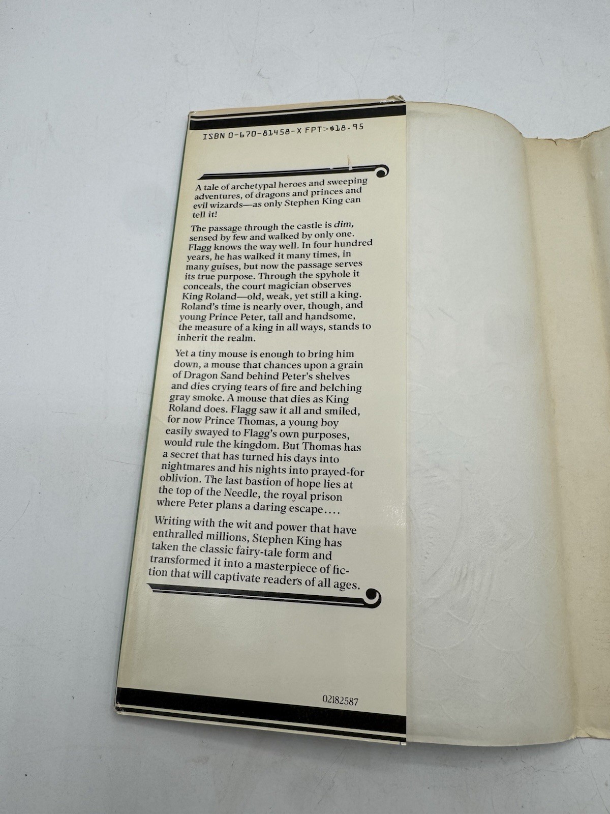 THE EYES OF THE DRAGON – Stephen King (1987, Hardcover 1st Edition