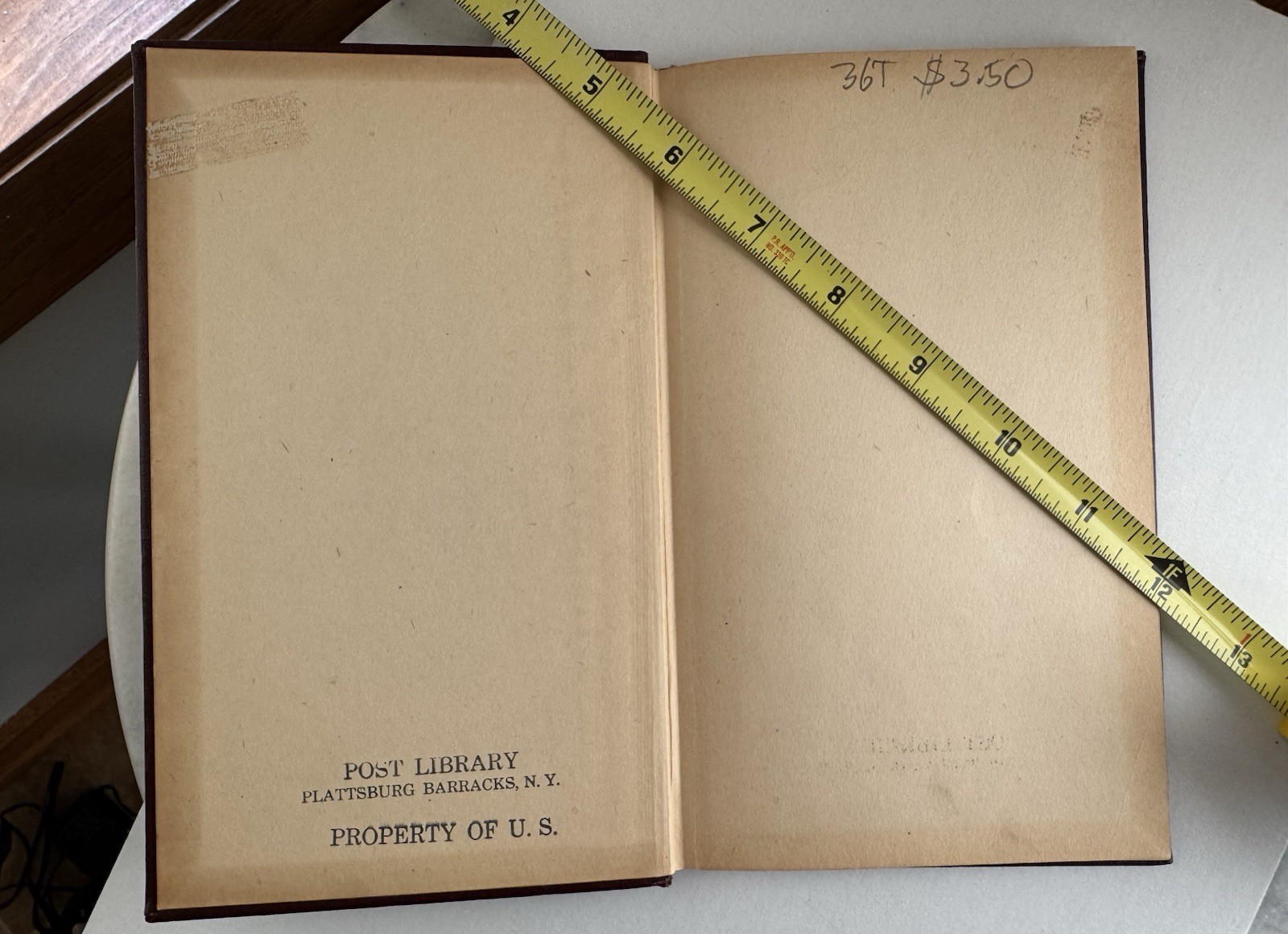 Antique The Slide Rule How To Use It Book Ex Libre 1924 Plattsburg Barracks NY