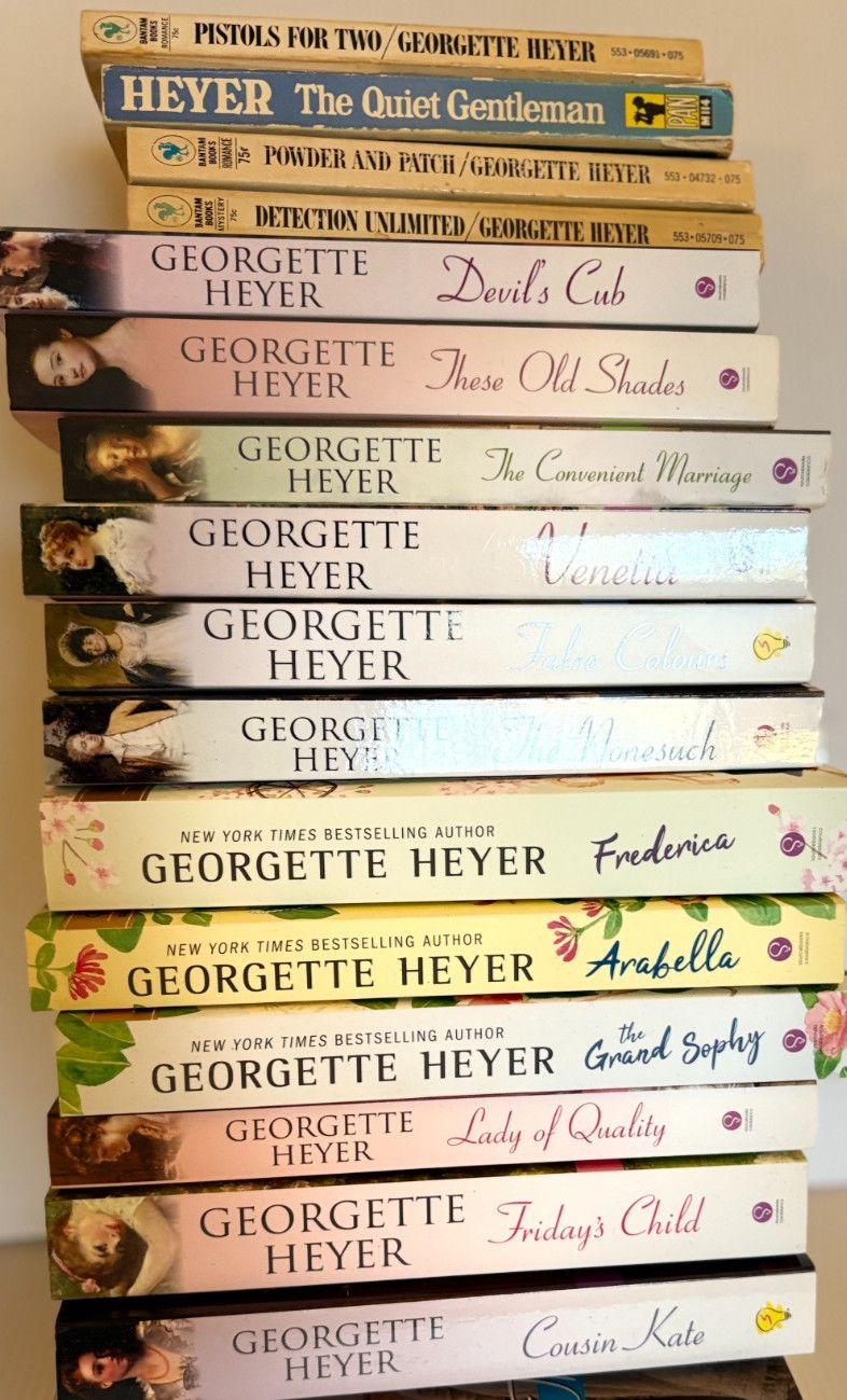 Georgette Heyer Books – Choose Your Book – Regency Romance Paperback Pick Title