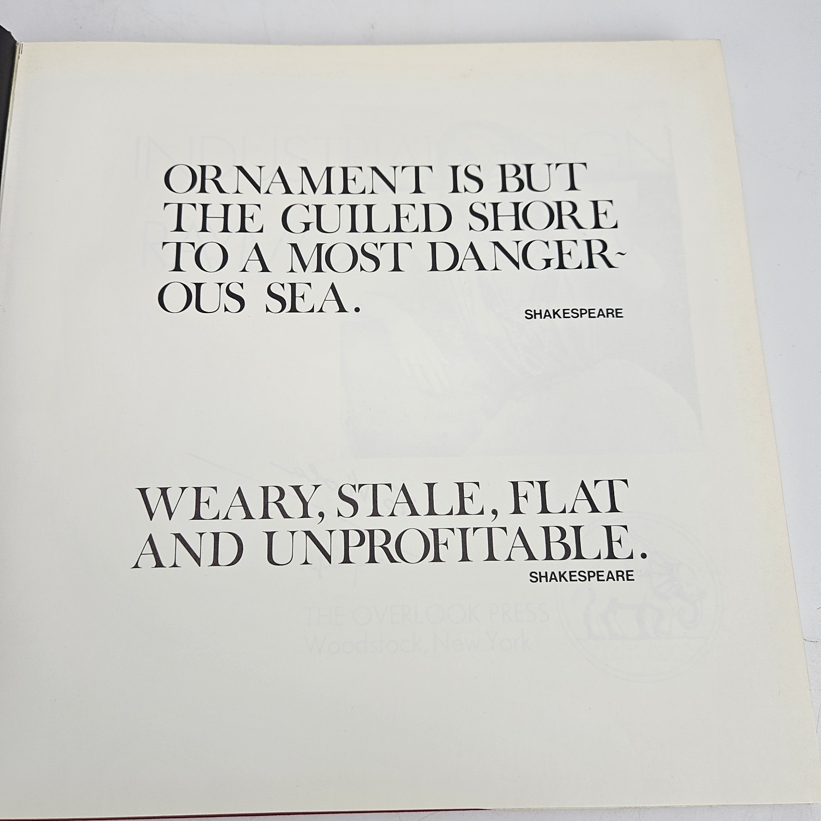 Raymond Loewy Industrial Design 1979 HC Overlook Press Early Printing